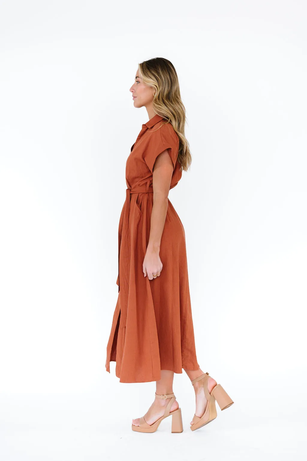 Gretchen Dress in Toffee