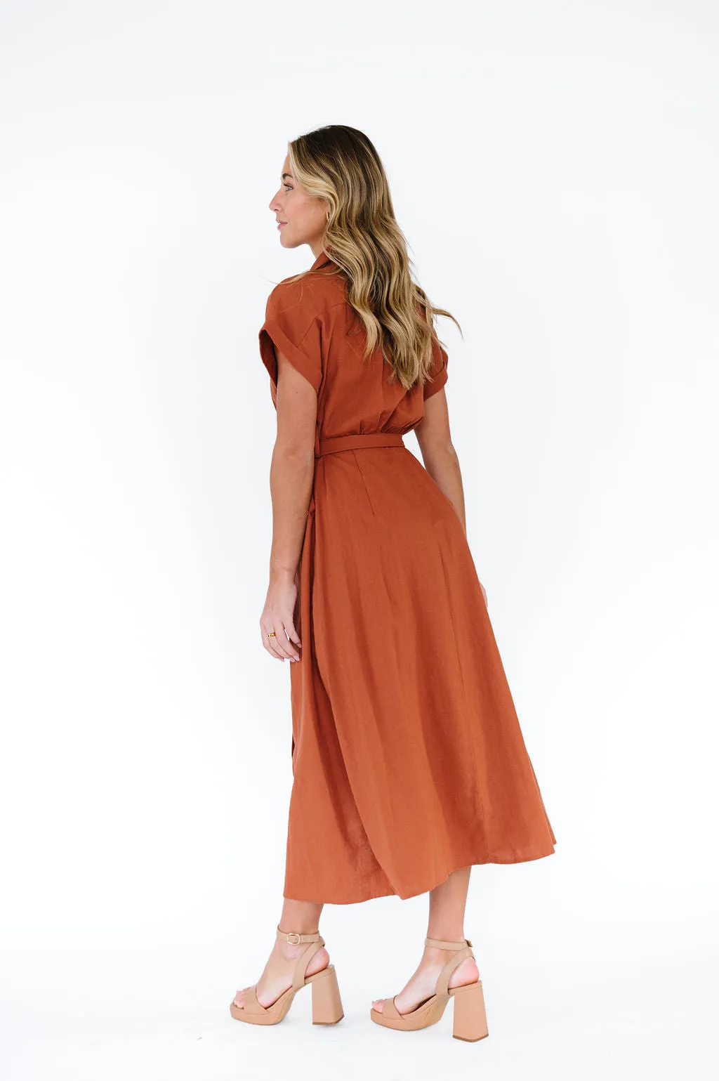 Gretchen Dress in Toffee