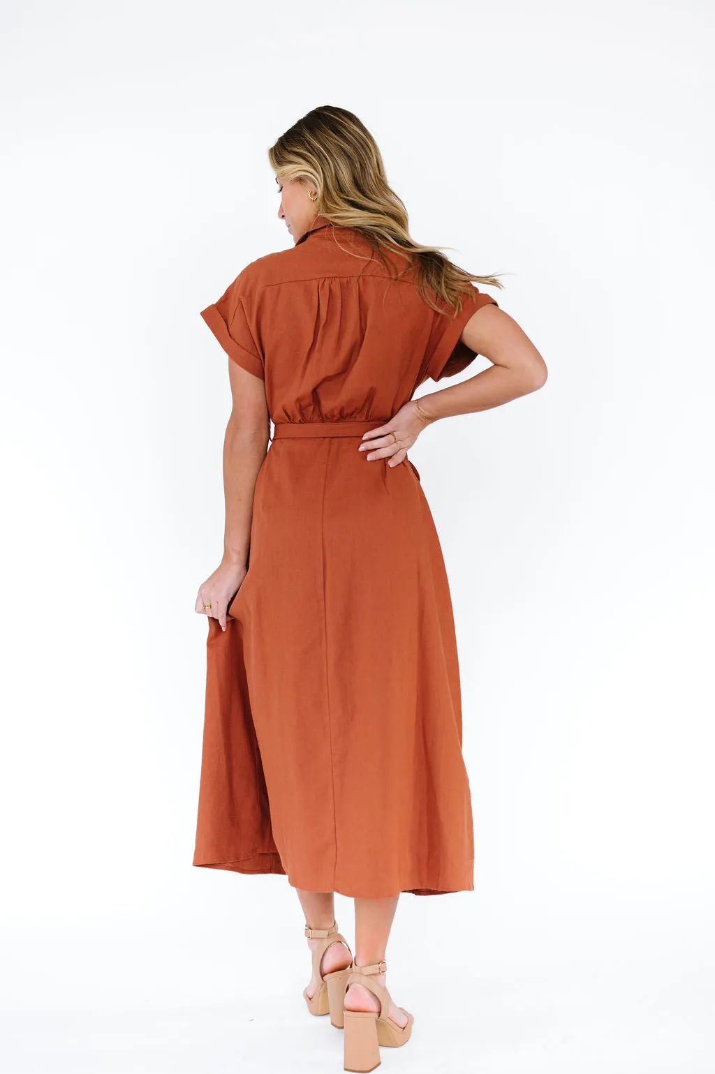 Gretchen Dress in Toffee