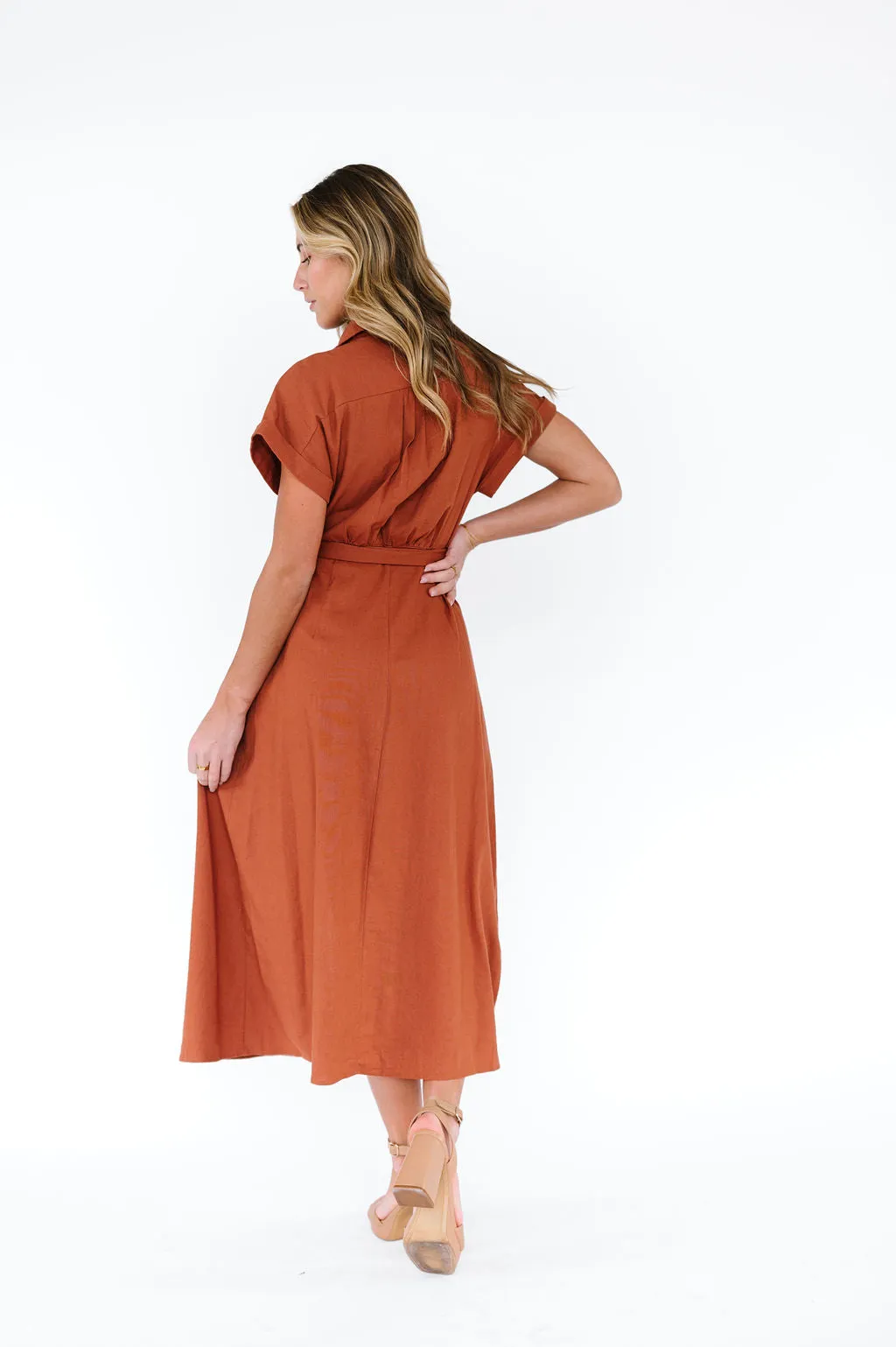 Gretchen Dress in Toffee