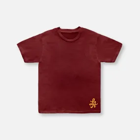 HOT ROD SIGNATURE SMALL LA TEE (BURGUNDY)