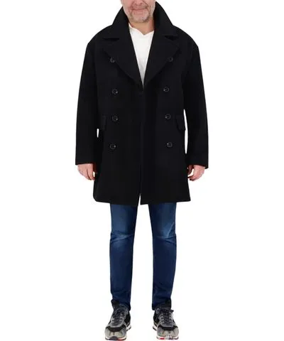 Hudson Jeans Outerwear Hudson Jeans Men's Wool Oversized Peacoat