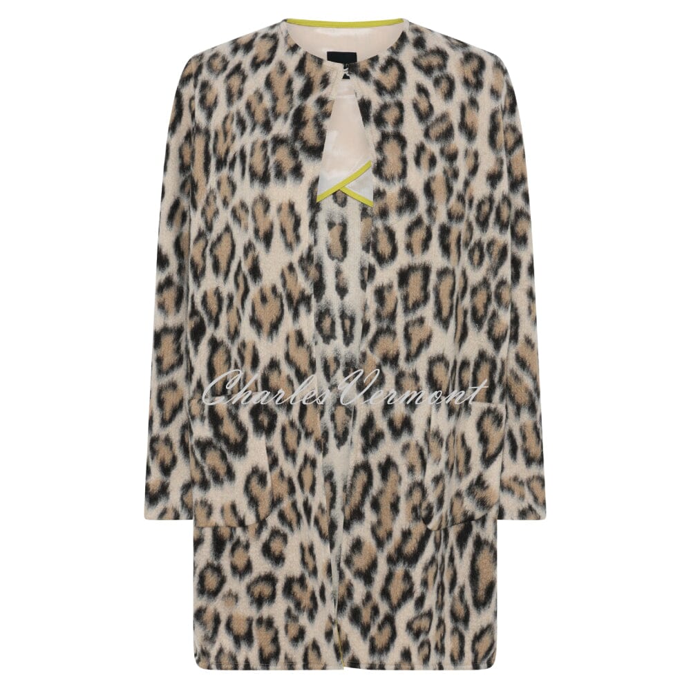 I'cona Animal Print Coatigan- Style 67156-60138-13