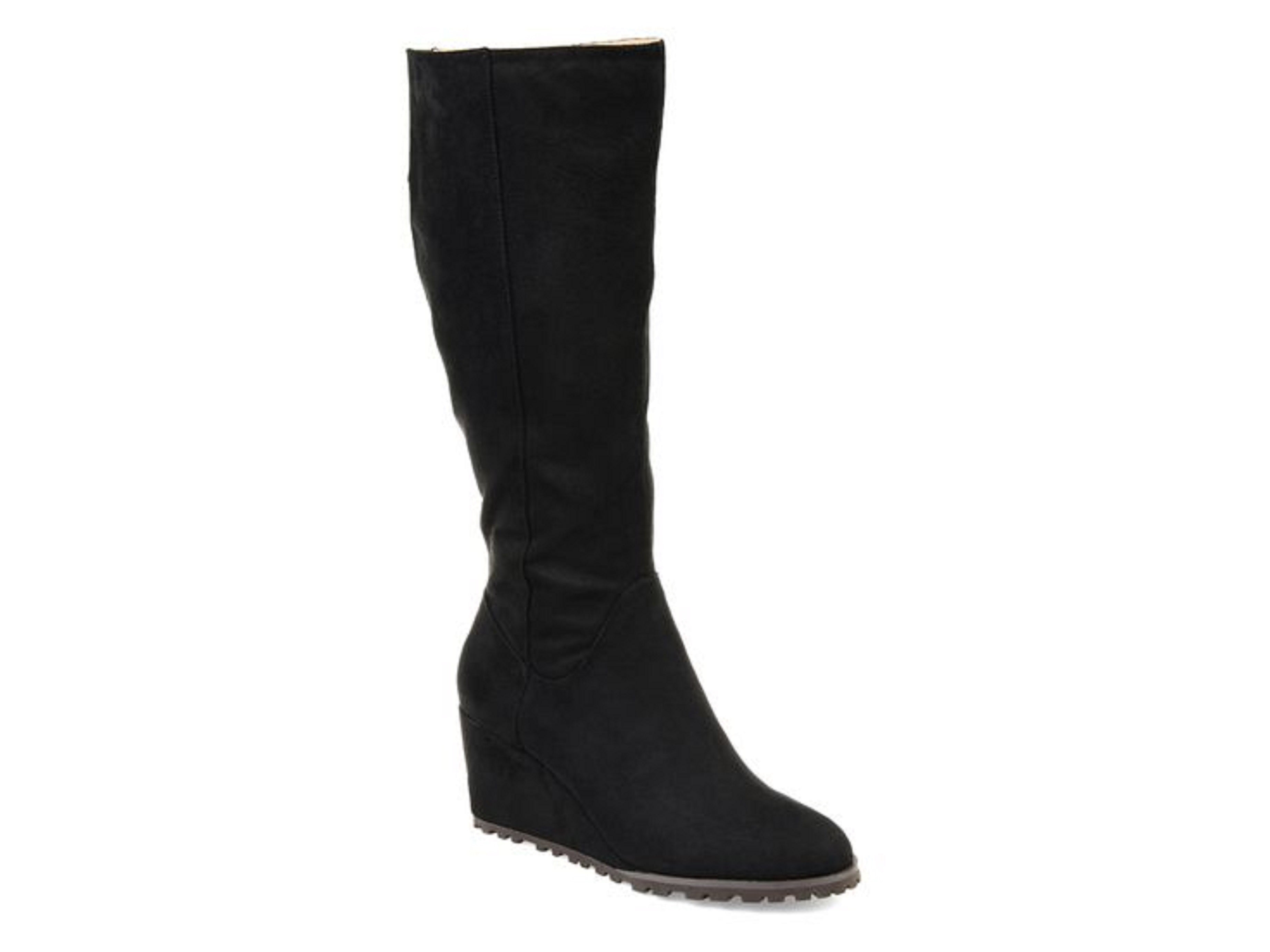 Journee Collection Women's Comfort Parker Boot Shoes Black Size 8 M