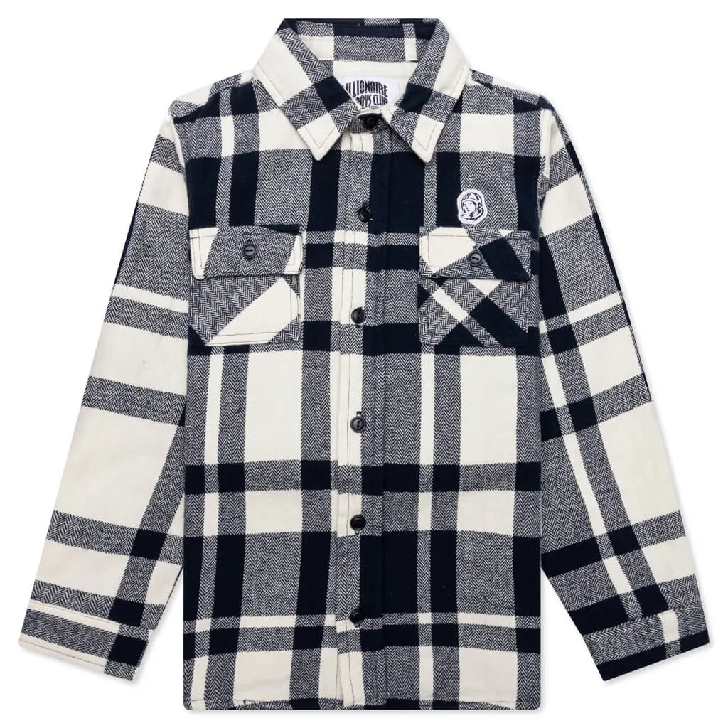 Kids BB Capsule L/S Woven - Navy Blazer