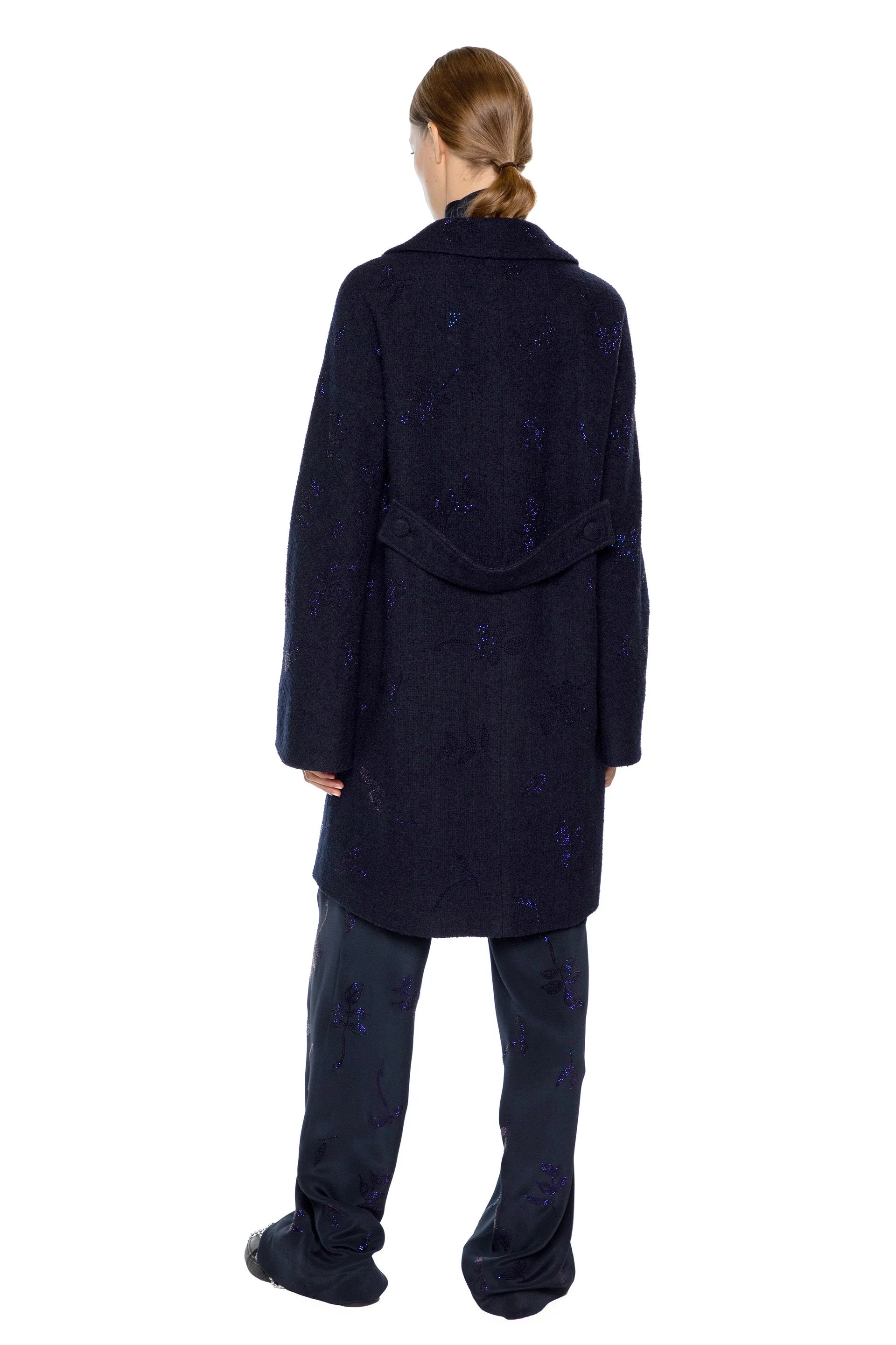 'KIND OF BLUE' L/S PATCH POCKET COAT