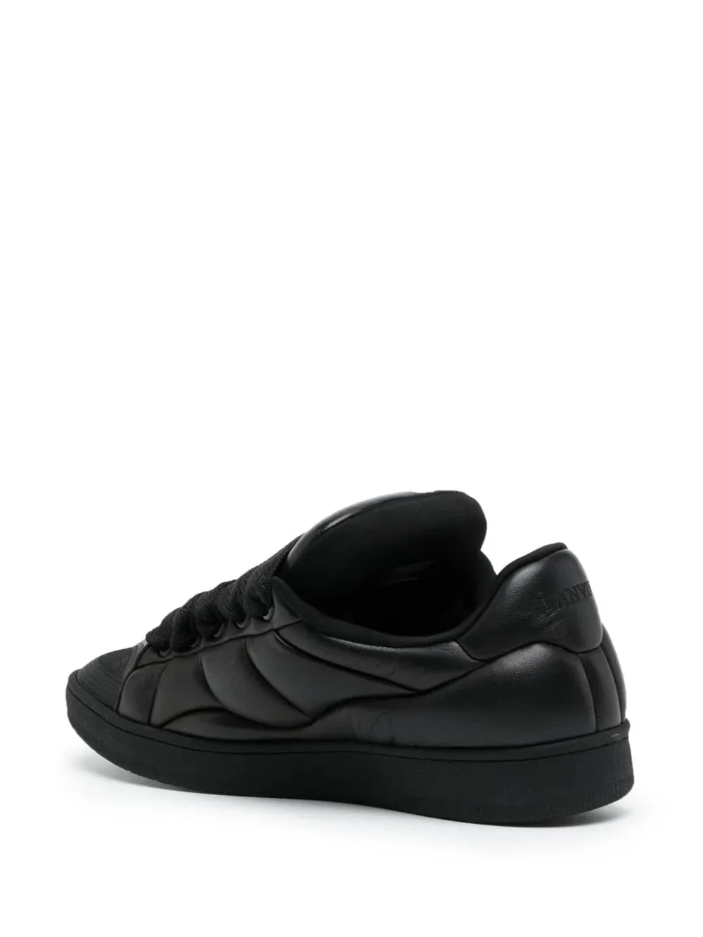 Lanvin Curb XL leather sneakers Full Black