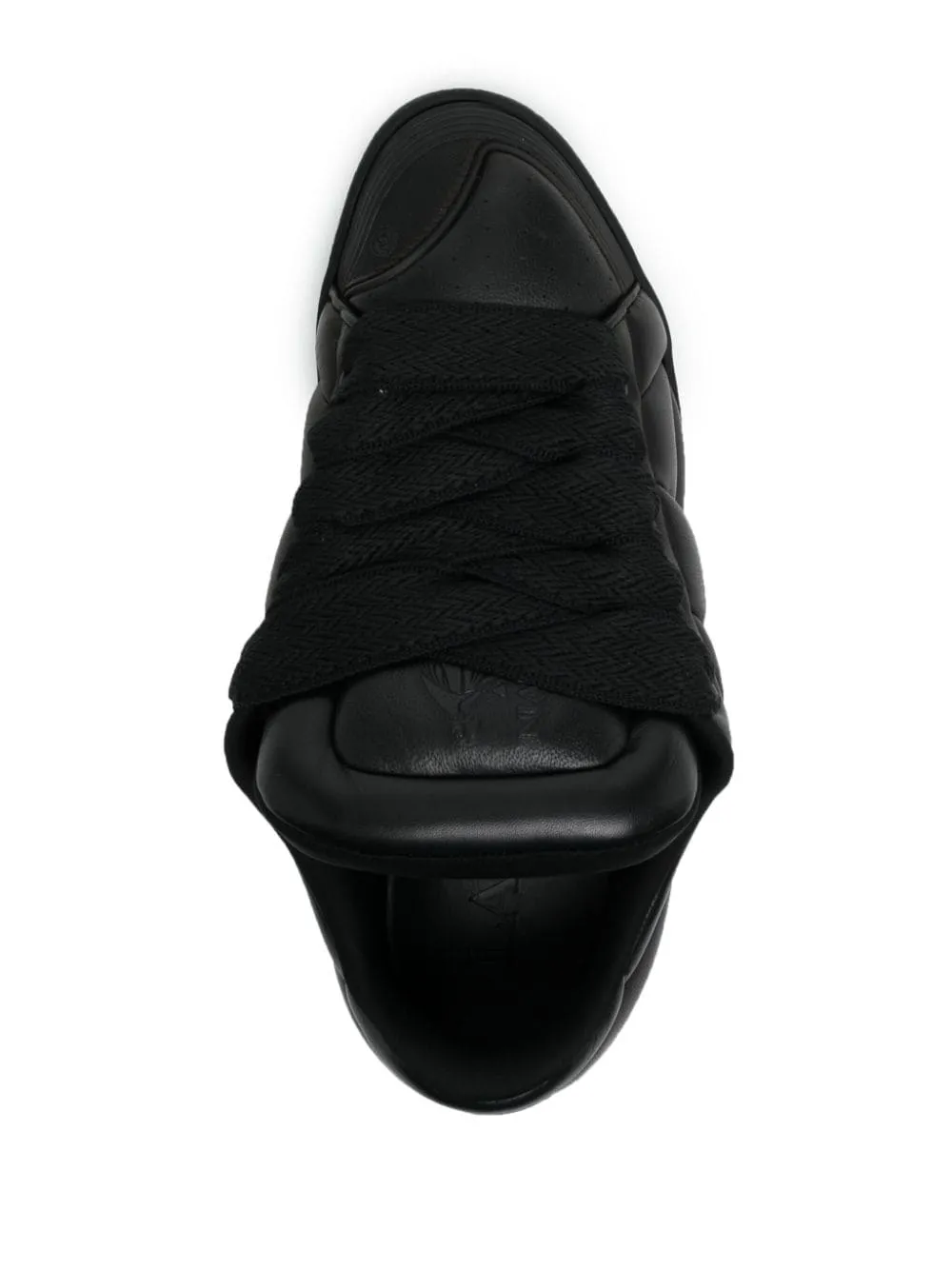 Lanvin Curb XL leather sneakers Full Black