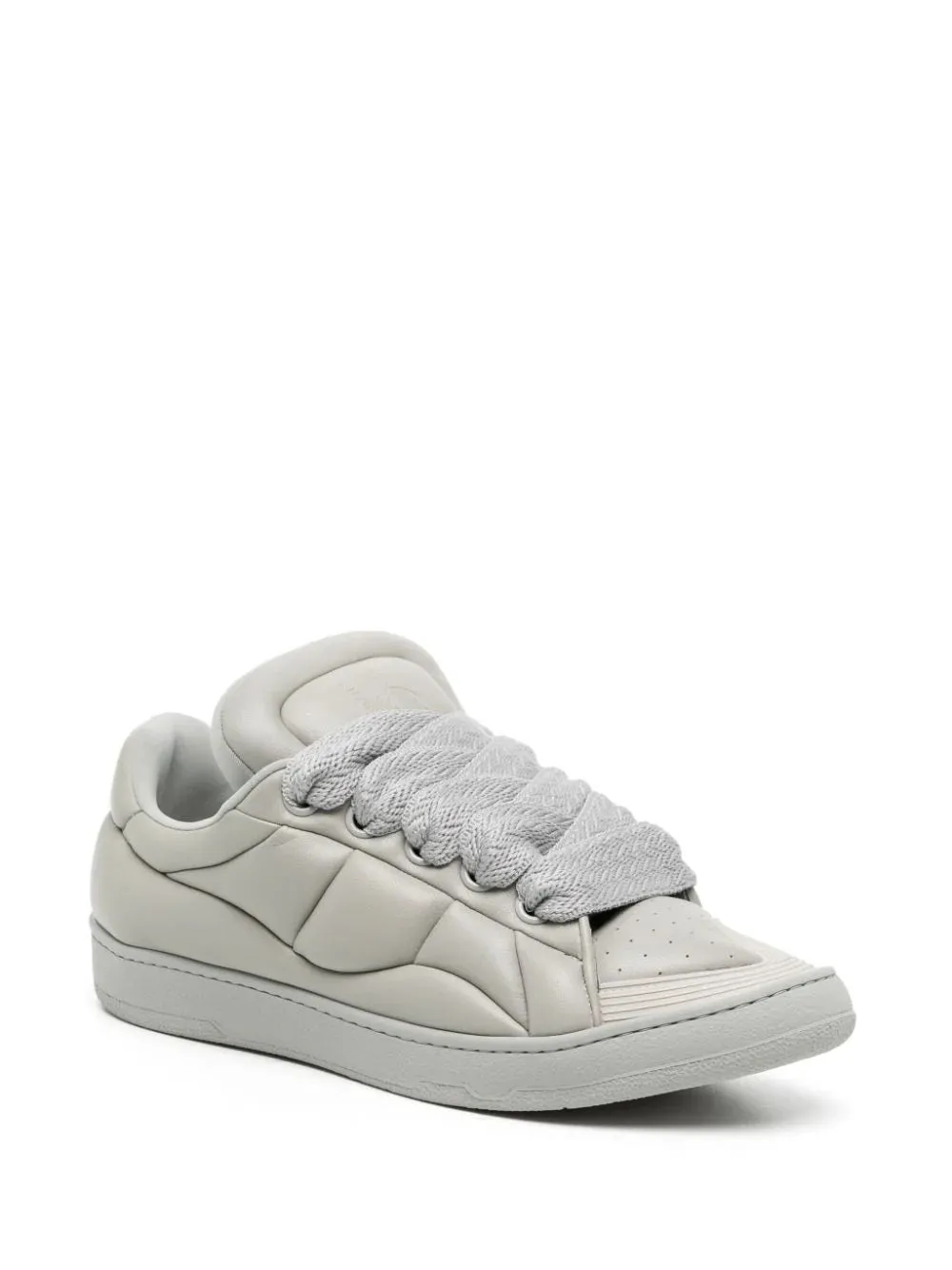 Lanvin Curb XL leather sneakers Grey