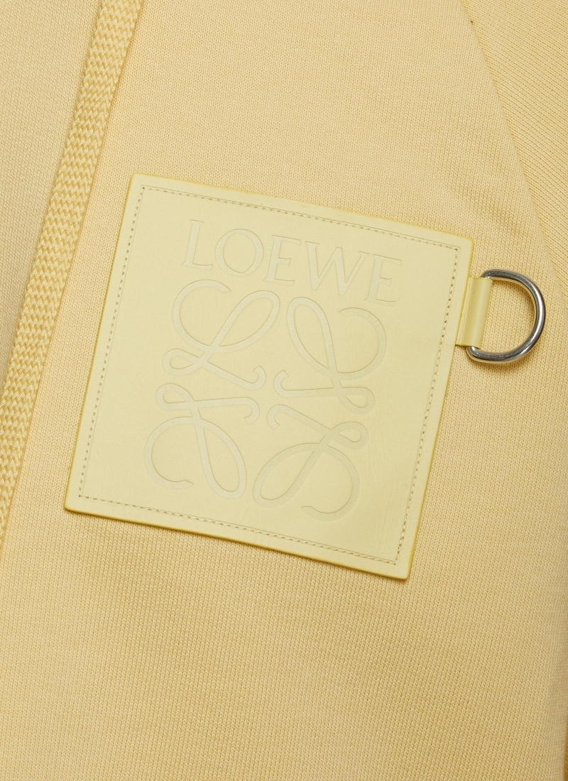 LOEWE  |Cropped hoodie in cotton