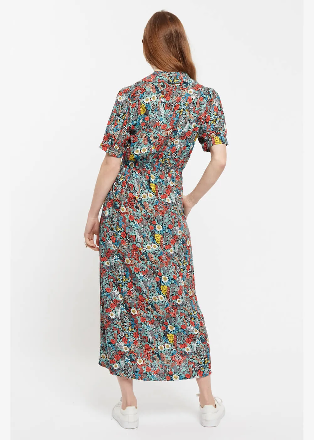 Louche Sakani Floret 60's Midi Dress Multi