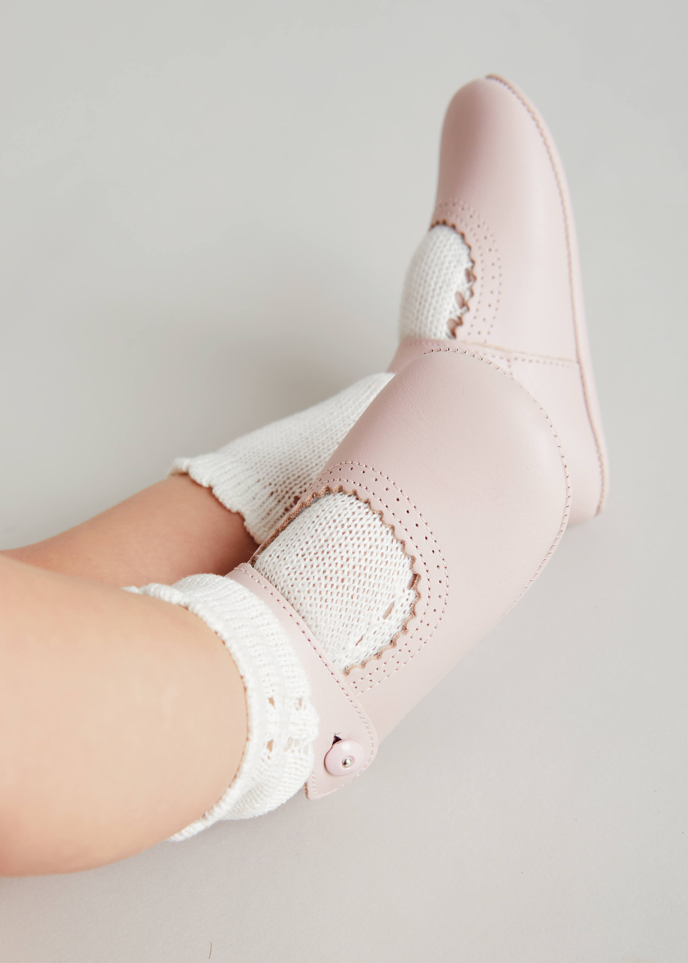 Mary Jane Pram Shoes in Pink (17-20EU)