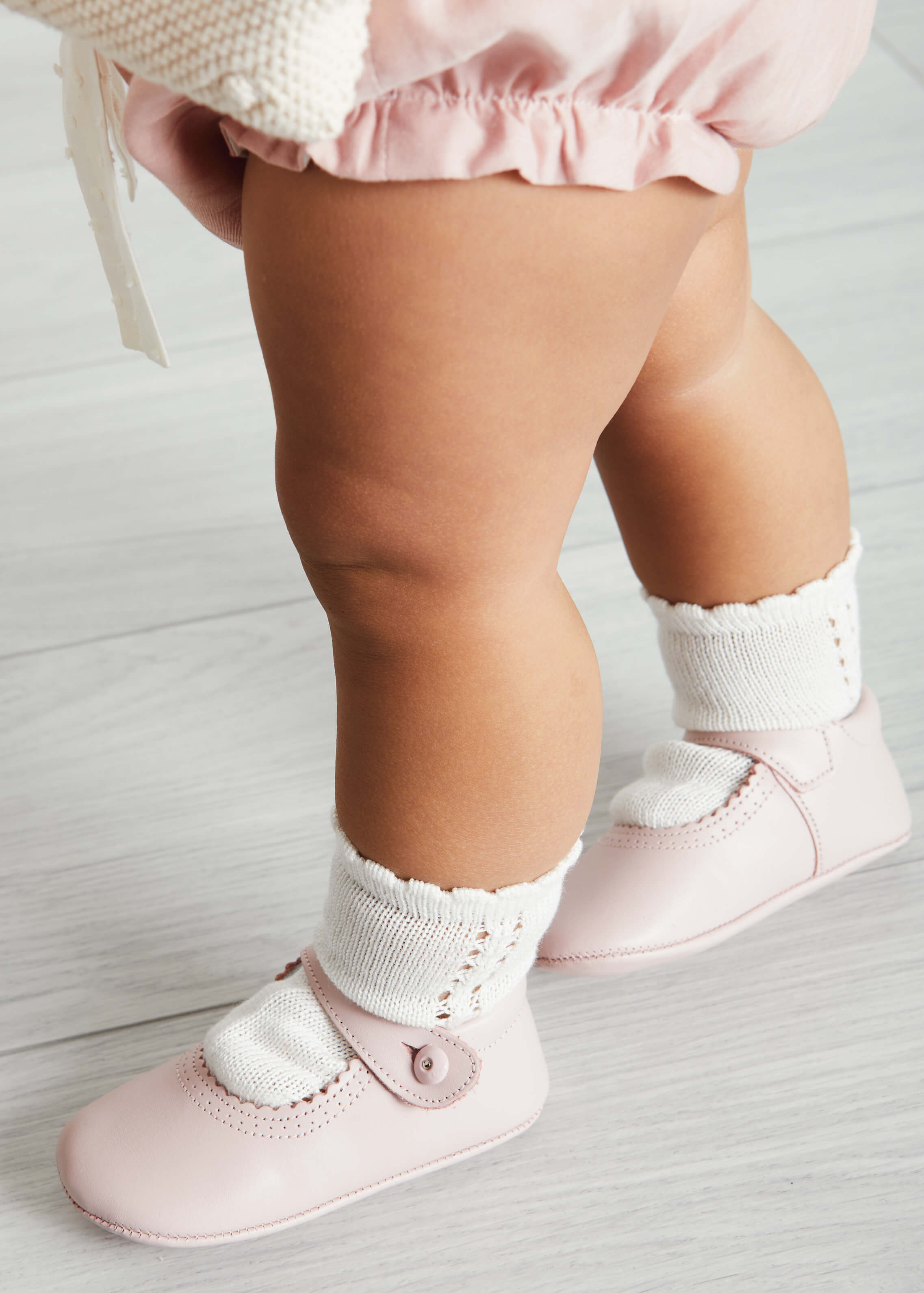 Mary Jane Pram Shoes in Pink (17-20EU)