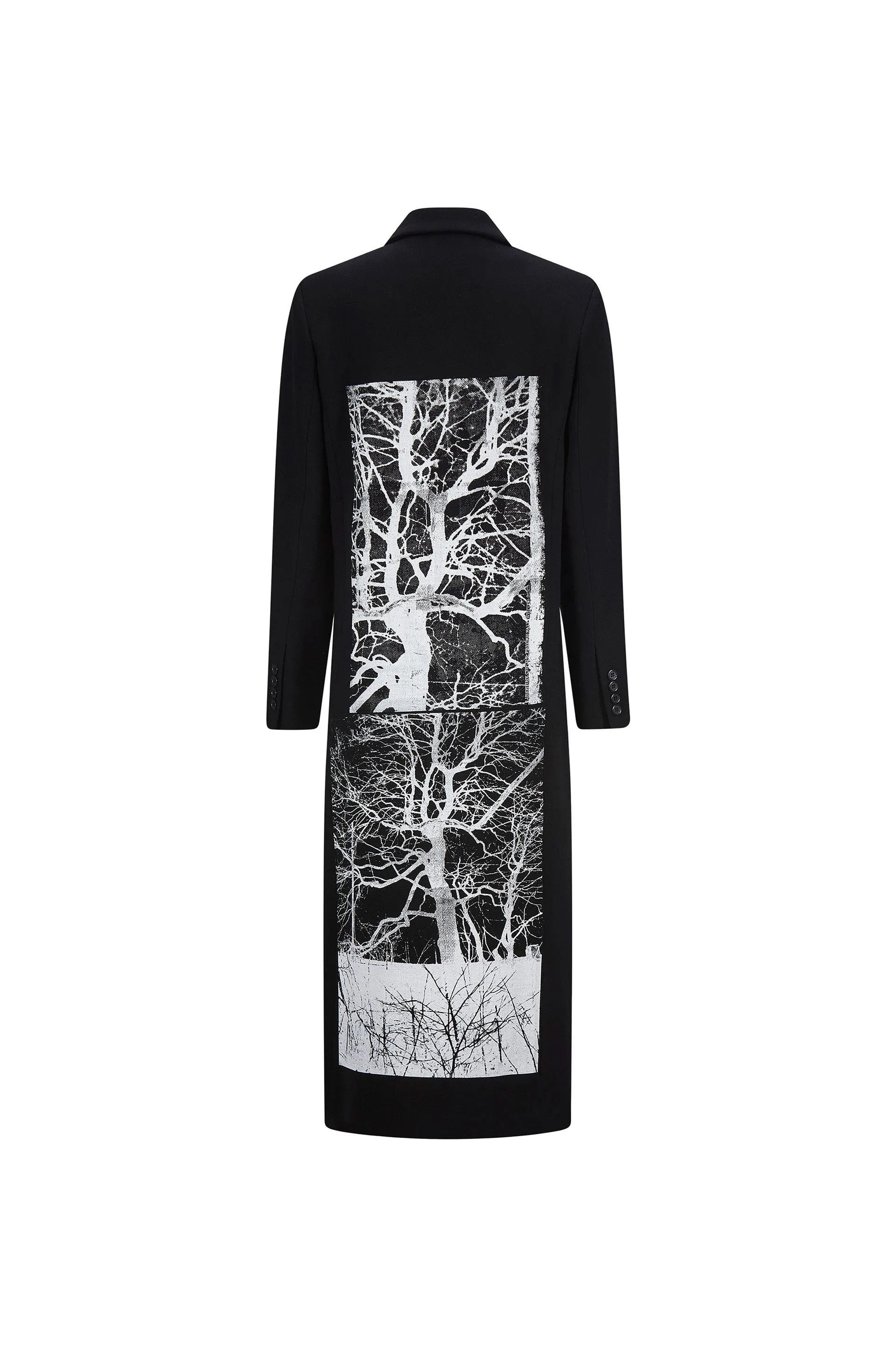 'MIDNIGHT FOREST' MIDI DOUBLE BREASTED COAT