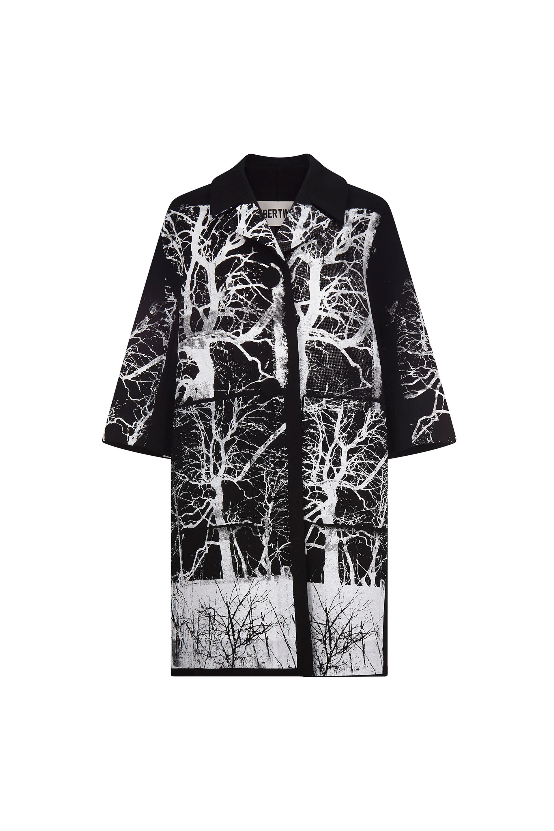 'MIDNIGHT FOREST' PATCH POCKET COAT