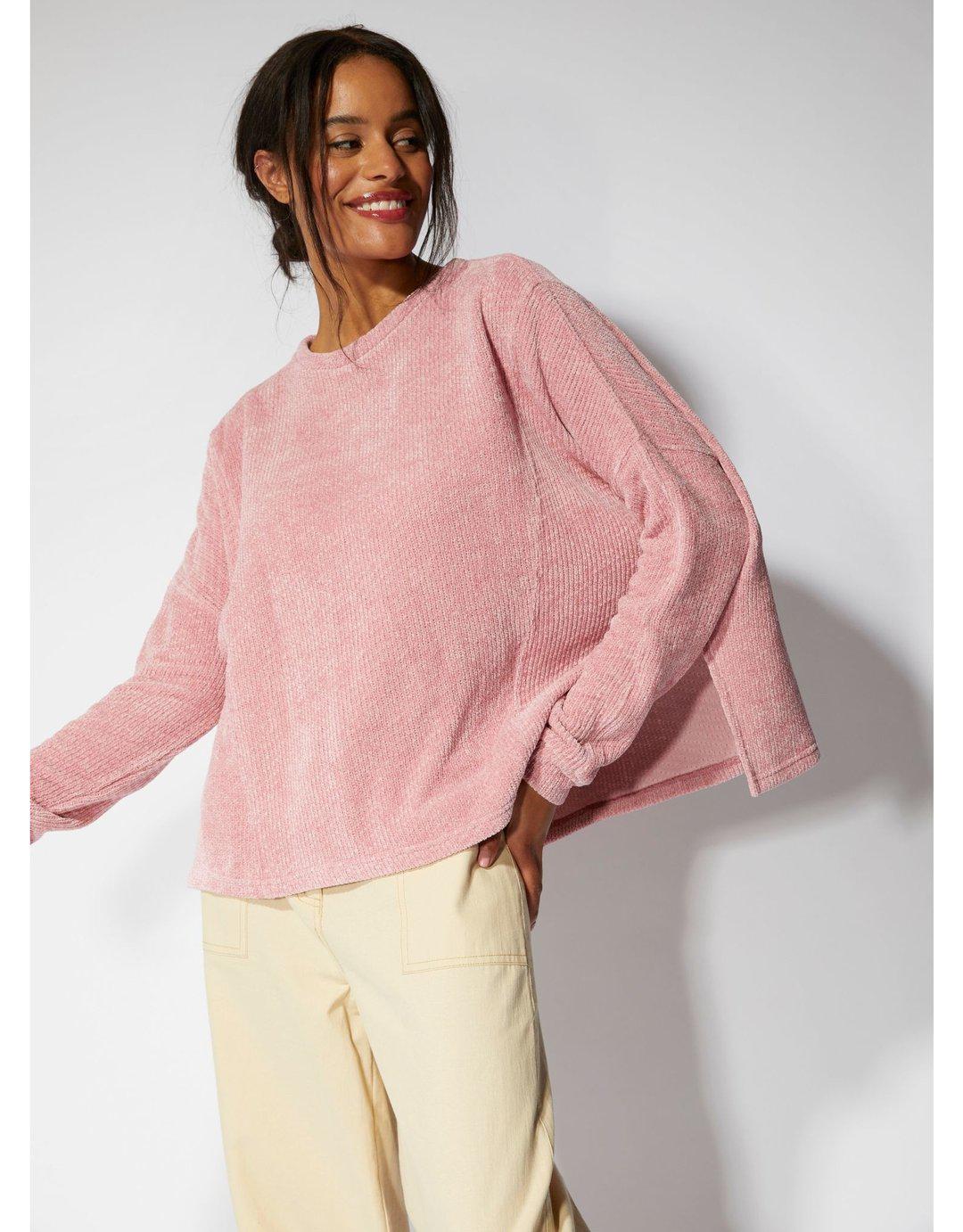 Minkpink Soaring High Sweater in Blush