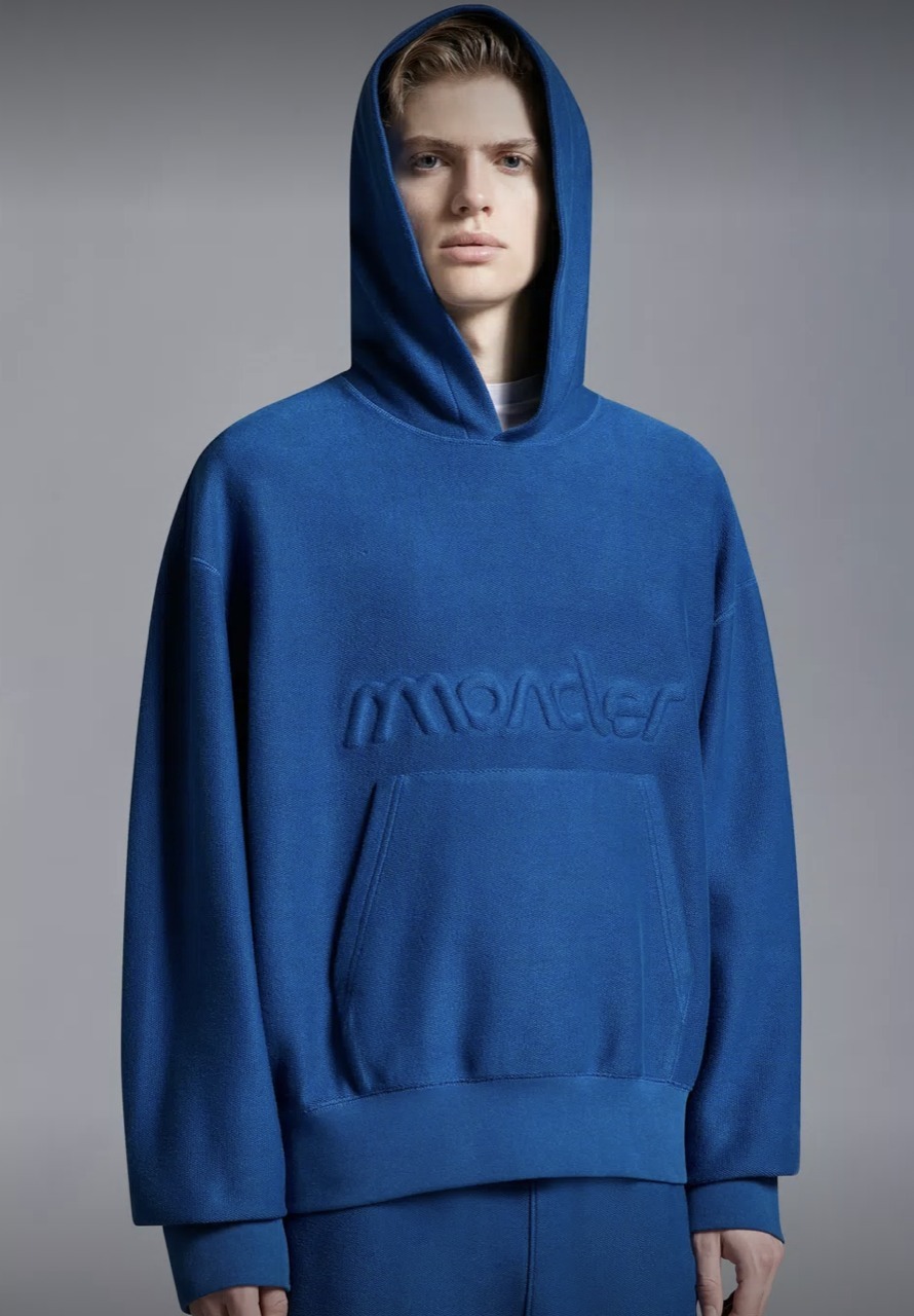 MONCLER  |Embossed Logo Hoodie