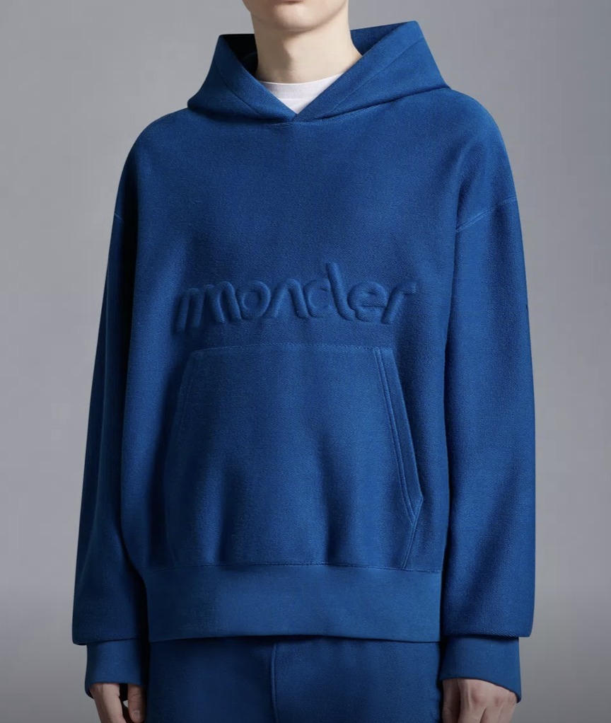 MONCLER  |Embossed Logo Hoodie