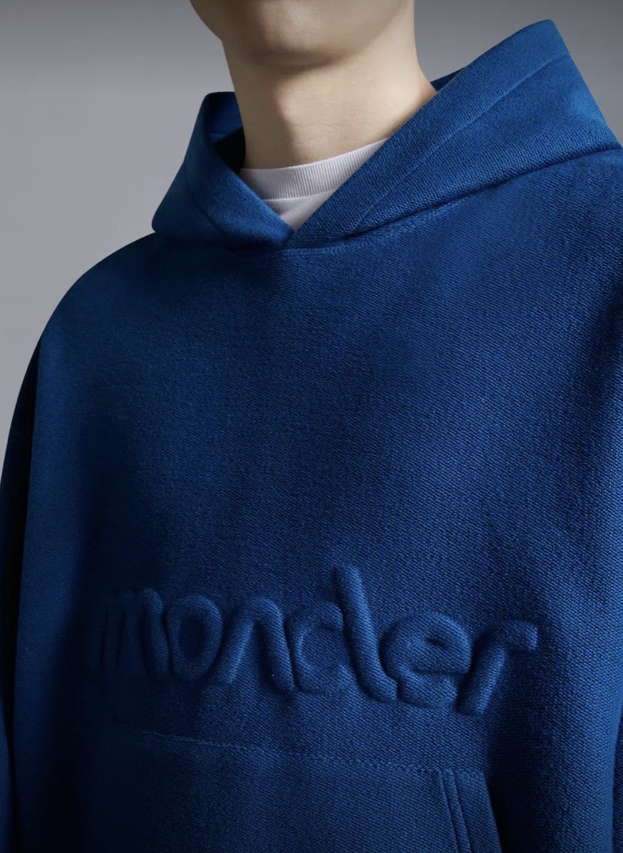 MONCLER  |Embossed Logo Hoodie