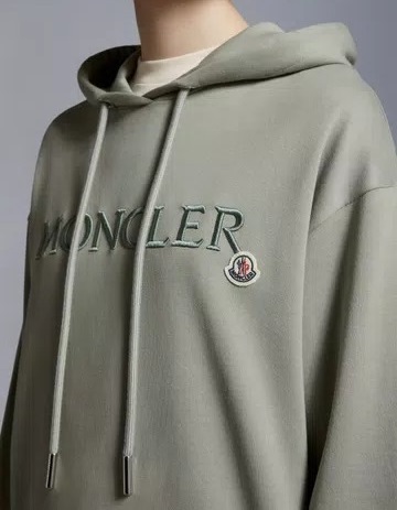 MONCLER  |Embroidered Logo Hoodie