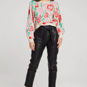 Noble Floral Sweater