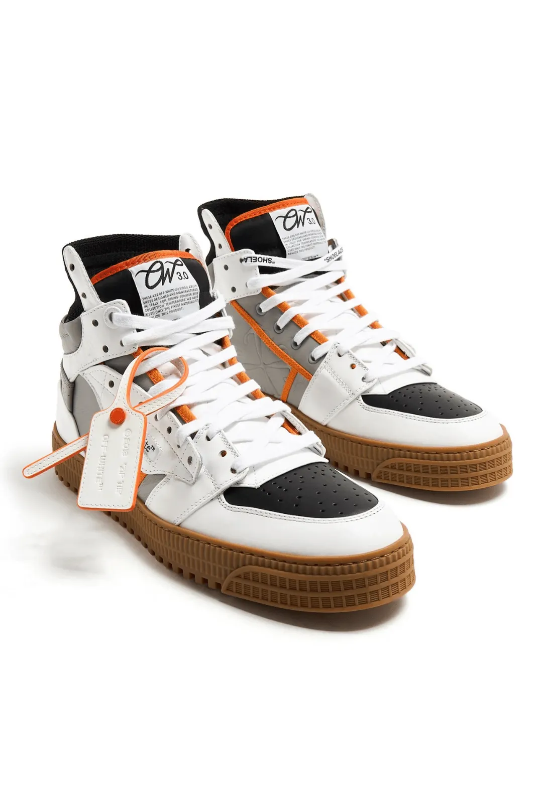 Off-White 3.0 Off-Court Sneakers Grey/Orange