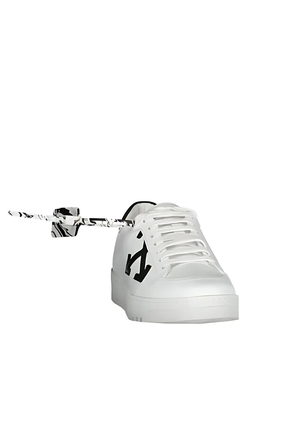 Off-White Leather low-top sneakers white/black