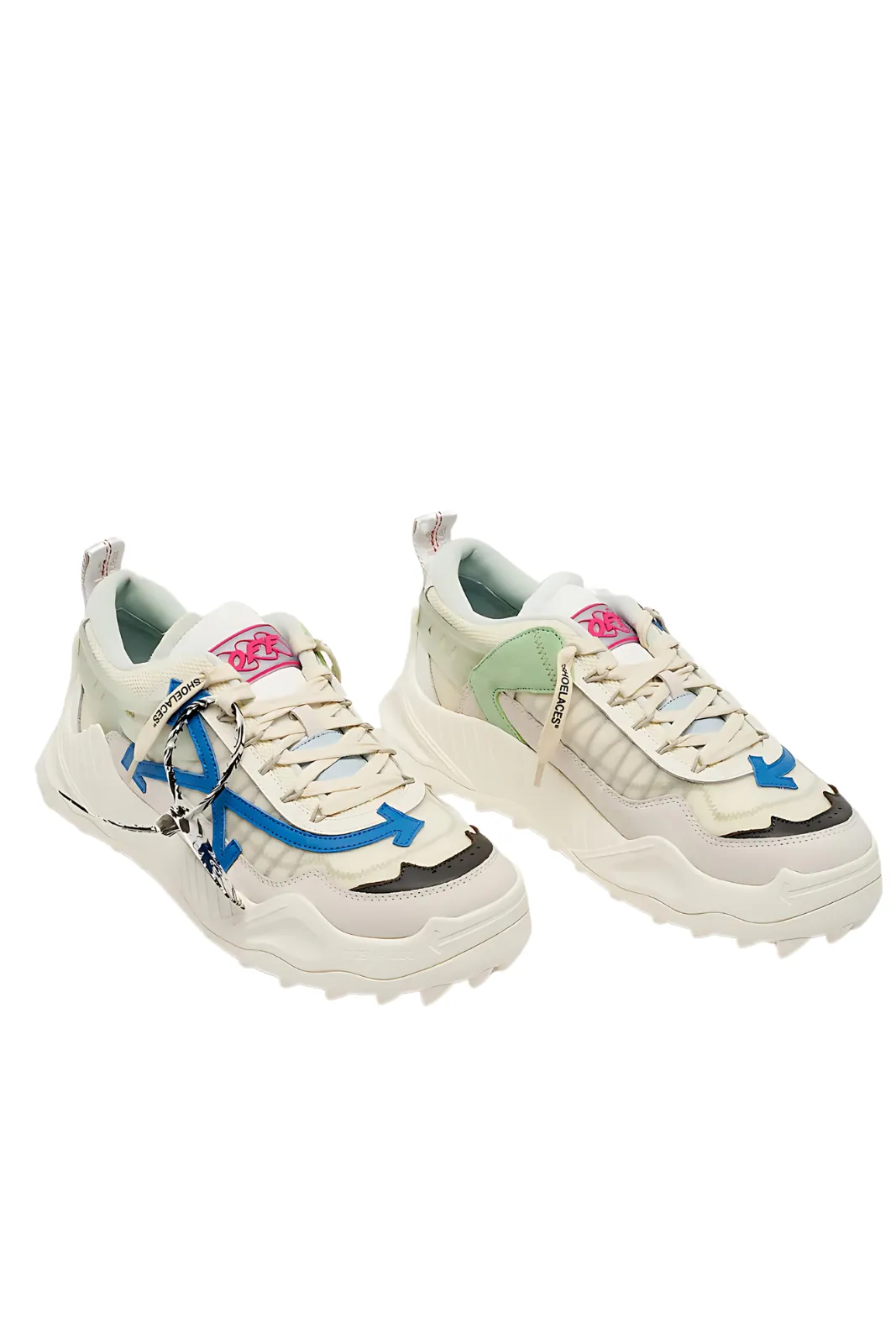 Off White Odsy White/Blue Sneakers