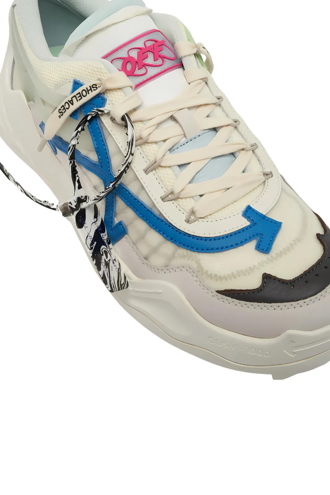 Off White Odsy White/Blue Sneakers