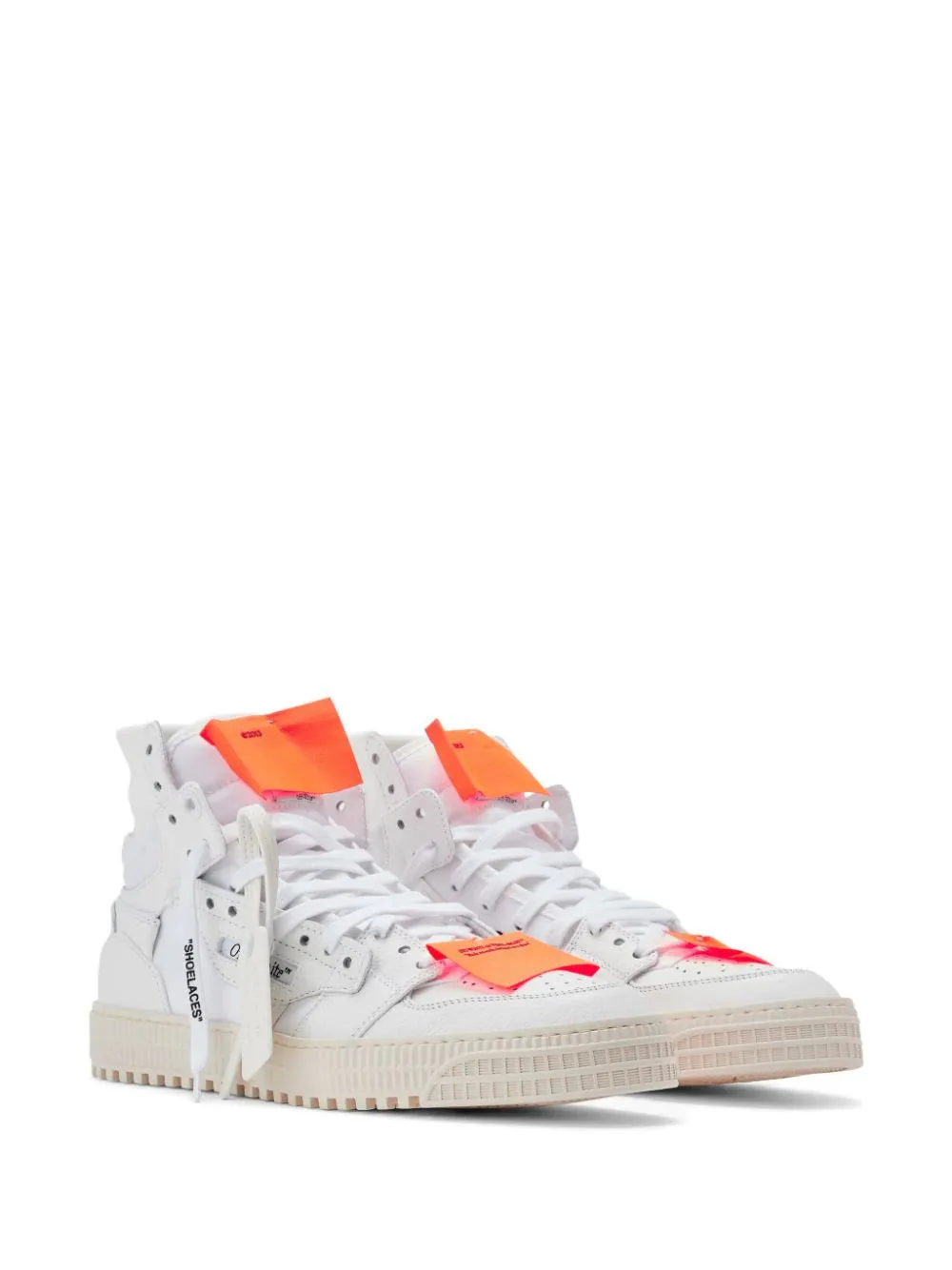 Off-White Off Court 3.0 White/Orange high-top sneakers