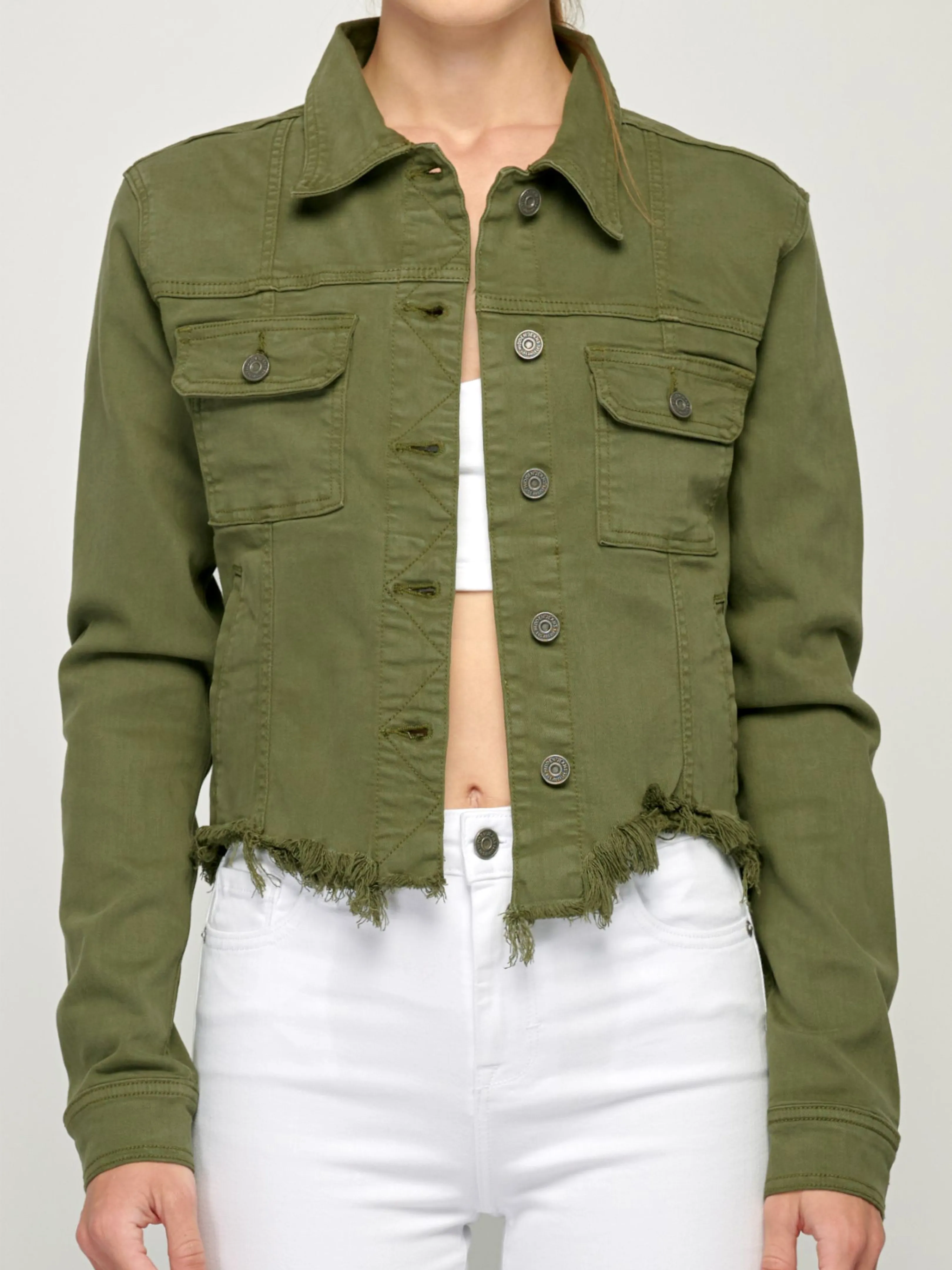 Olive It! Denim Jacket