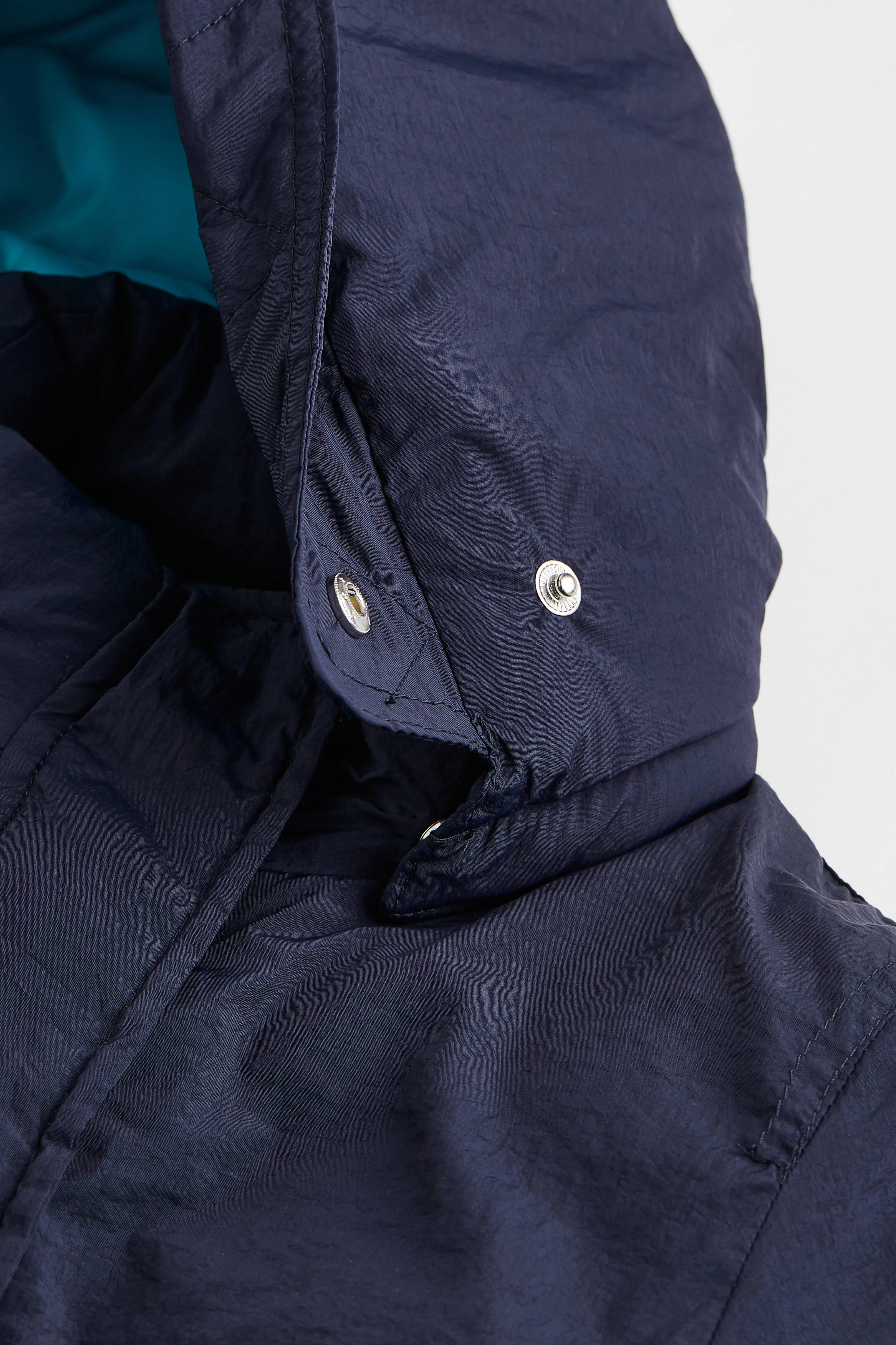 Padded nylon parka - Long sleeve - Regular length - Navy blue - Kids | H&M GB