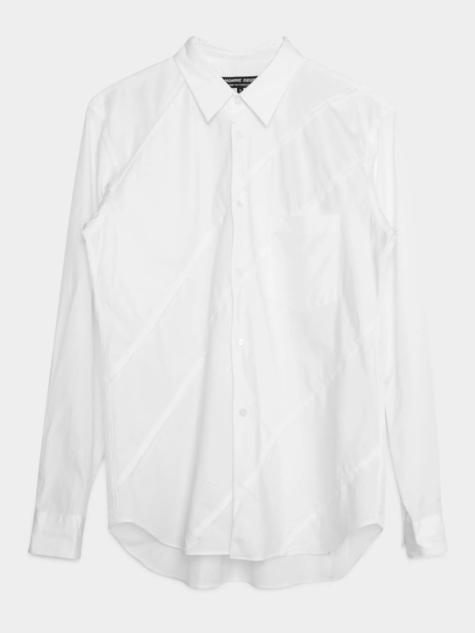 Paneled Button Down Shirt