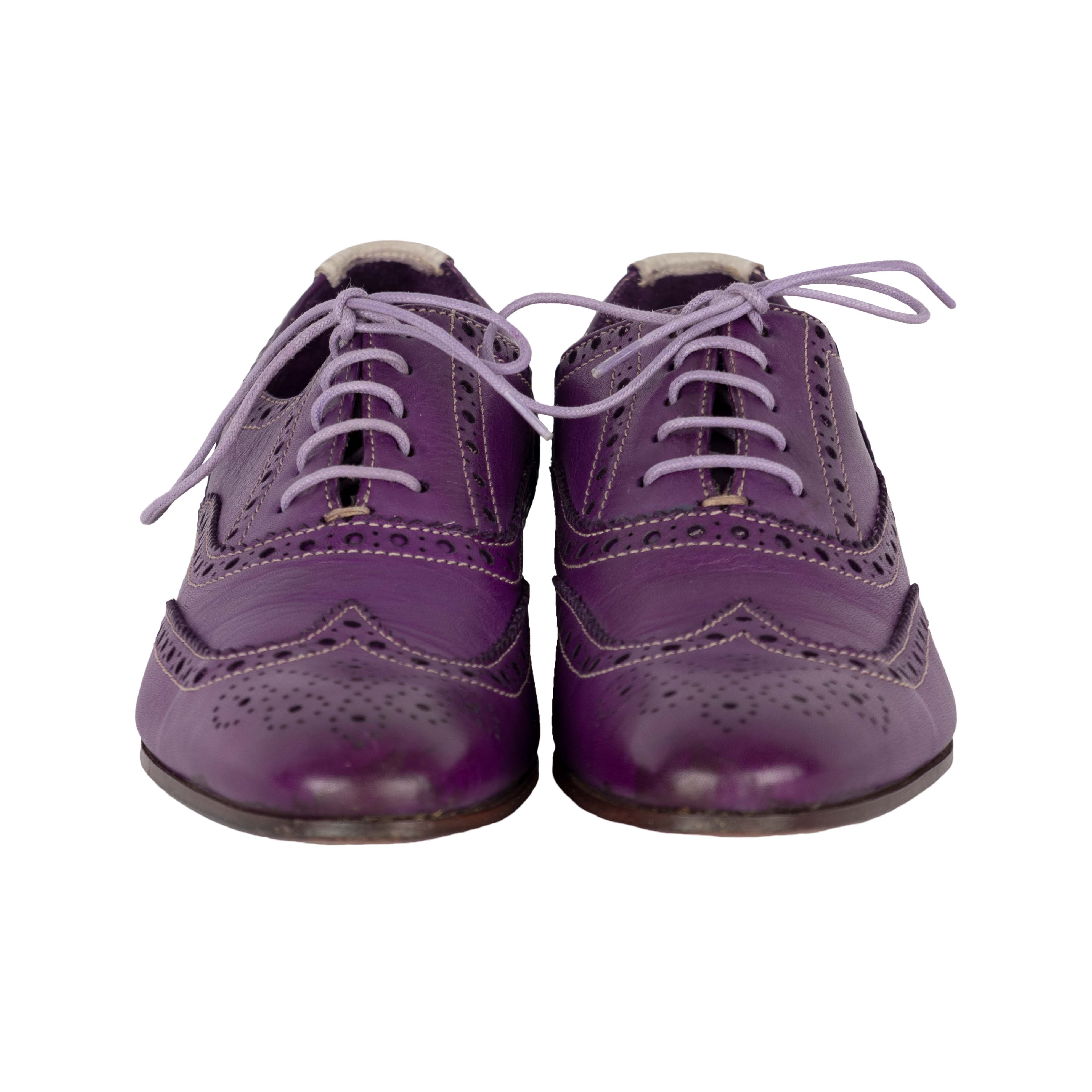 Paul Smith Leather Brogue Laced Shoes - '10s