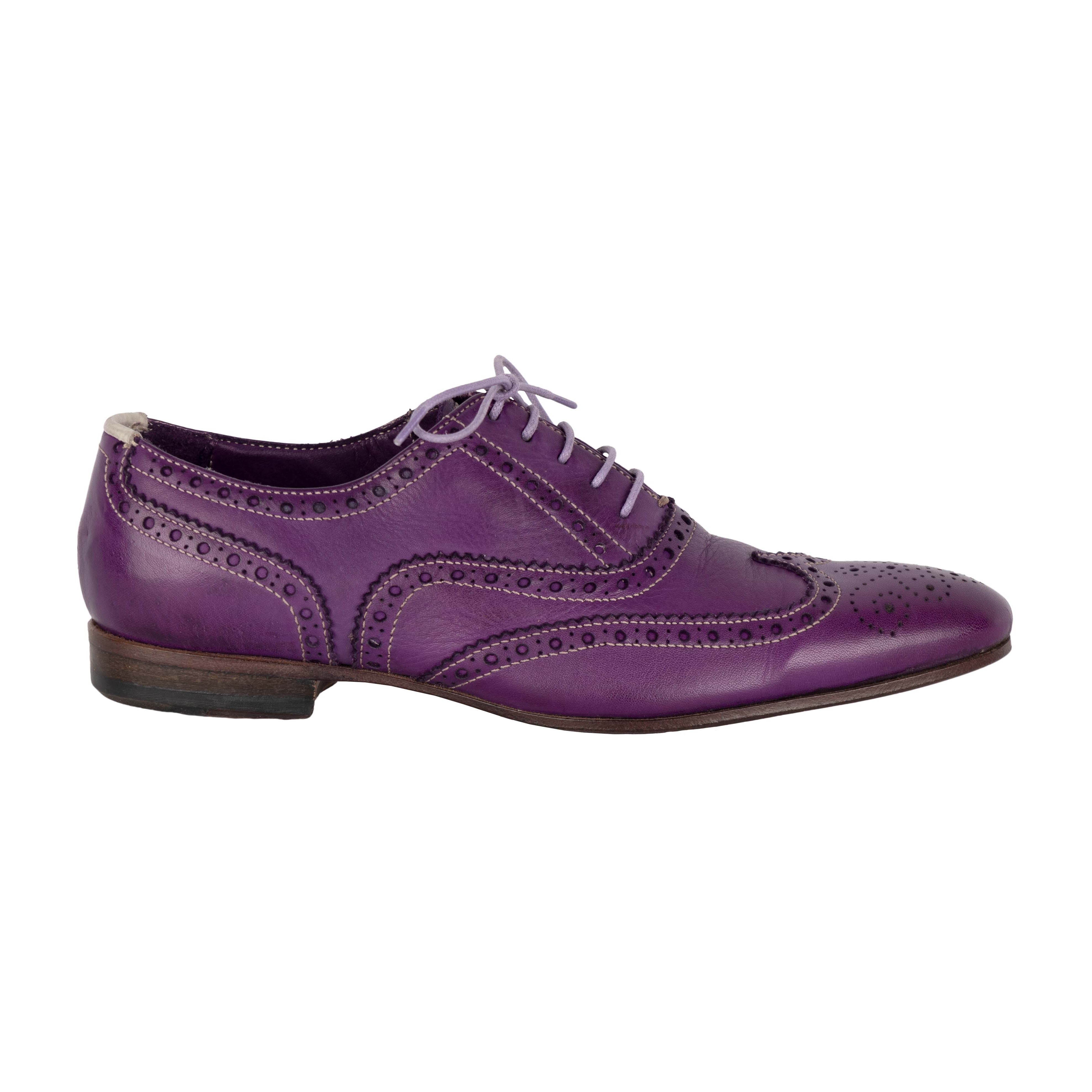 Paul Smith Leather Brogue Laced Shoes - '10s