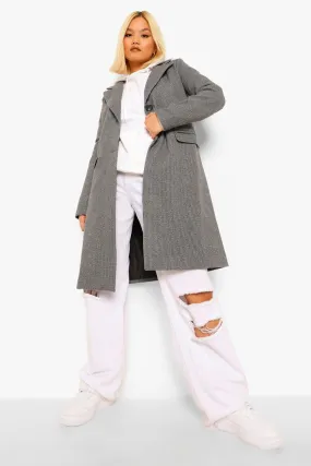 Petite Fine Wool Look Coat