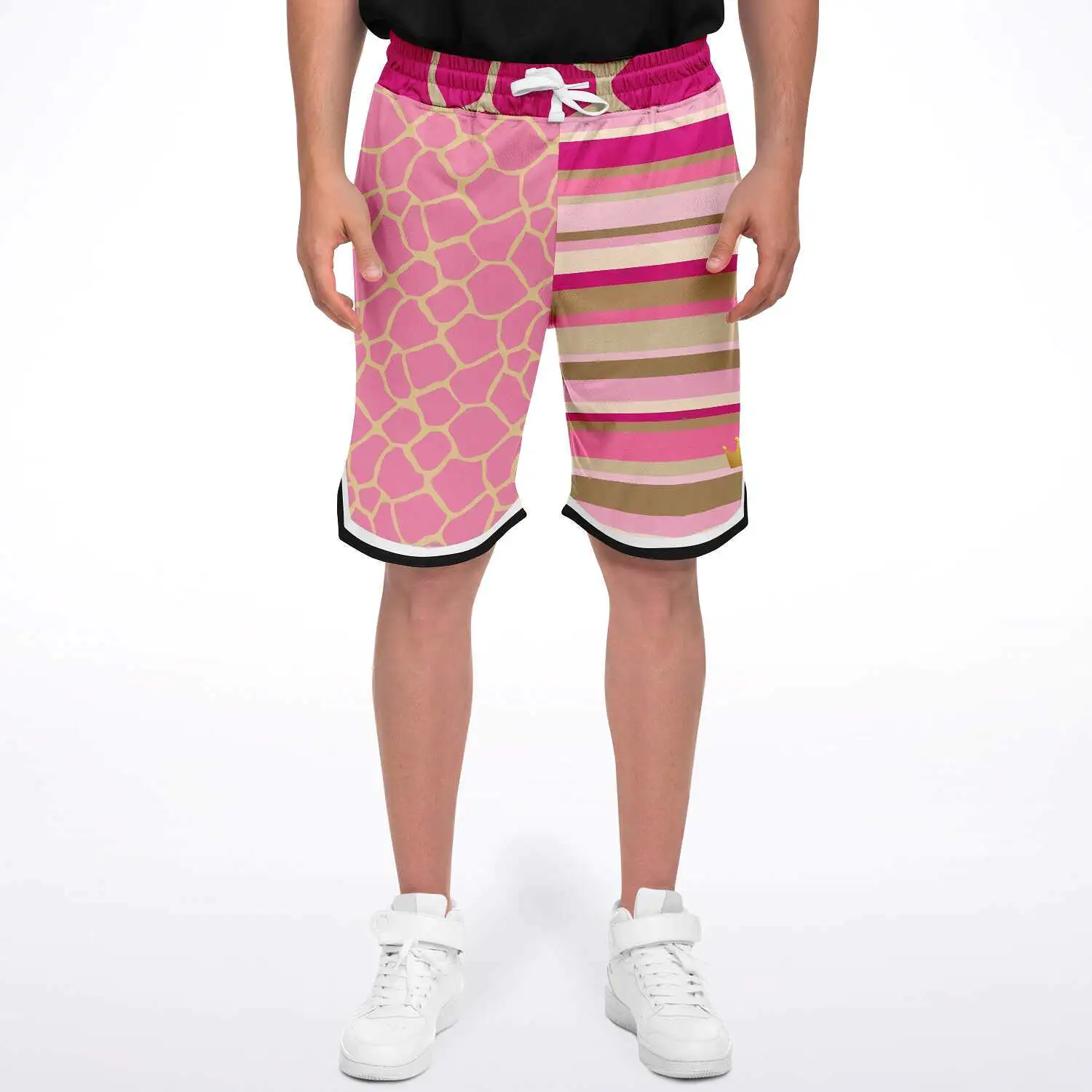 Pink Lemonade Unisex Basketball Shorts