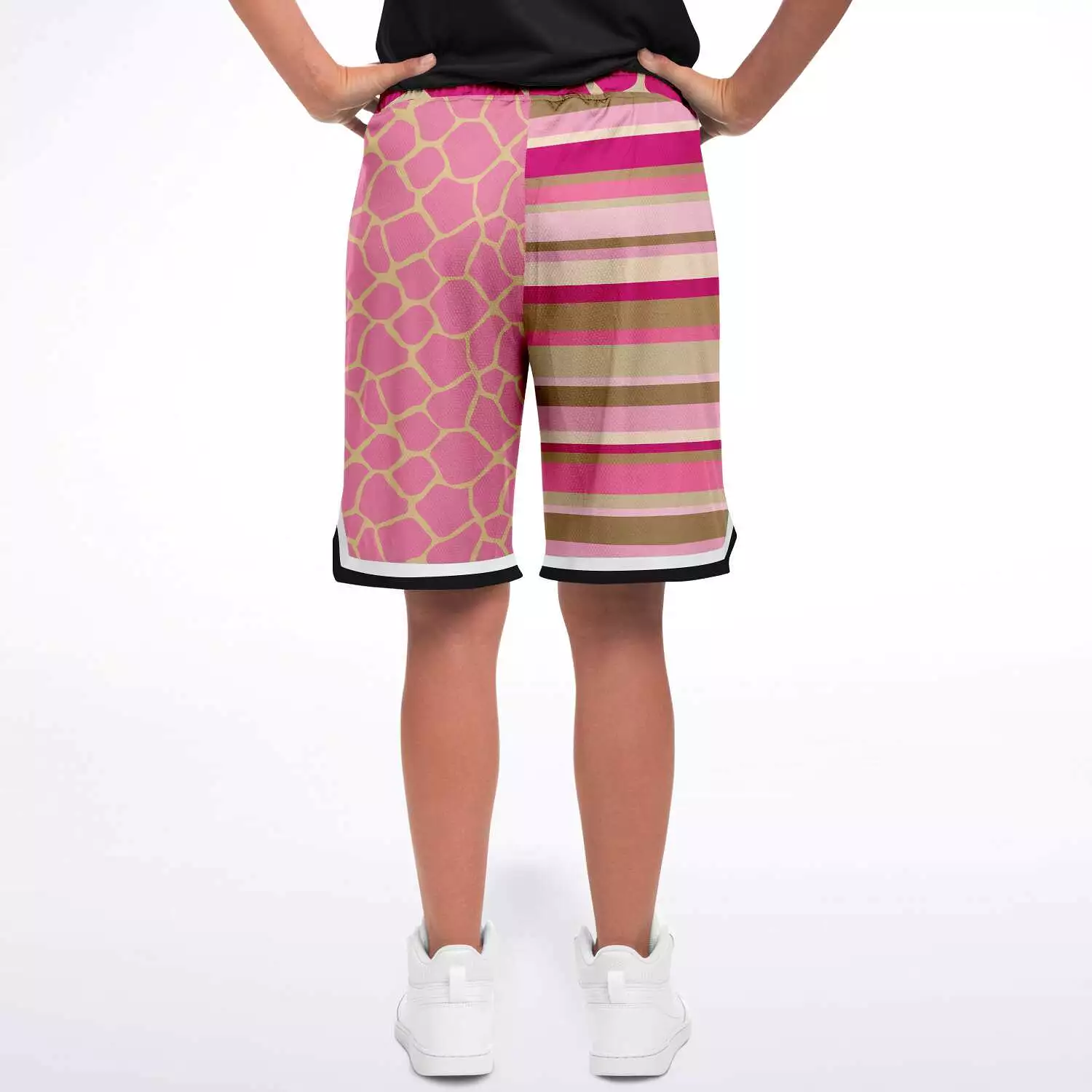 Pink Lemonade Unisex Basketball Shorts