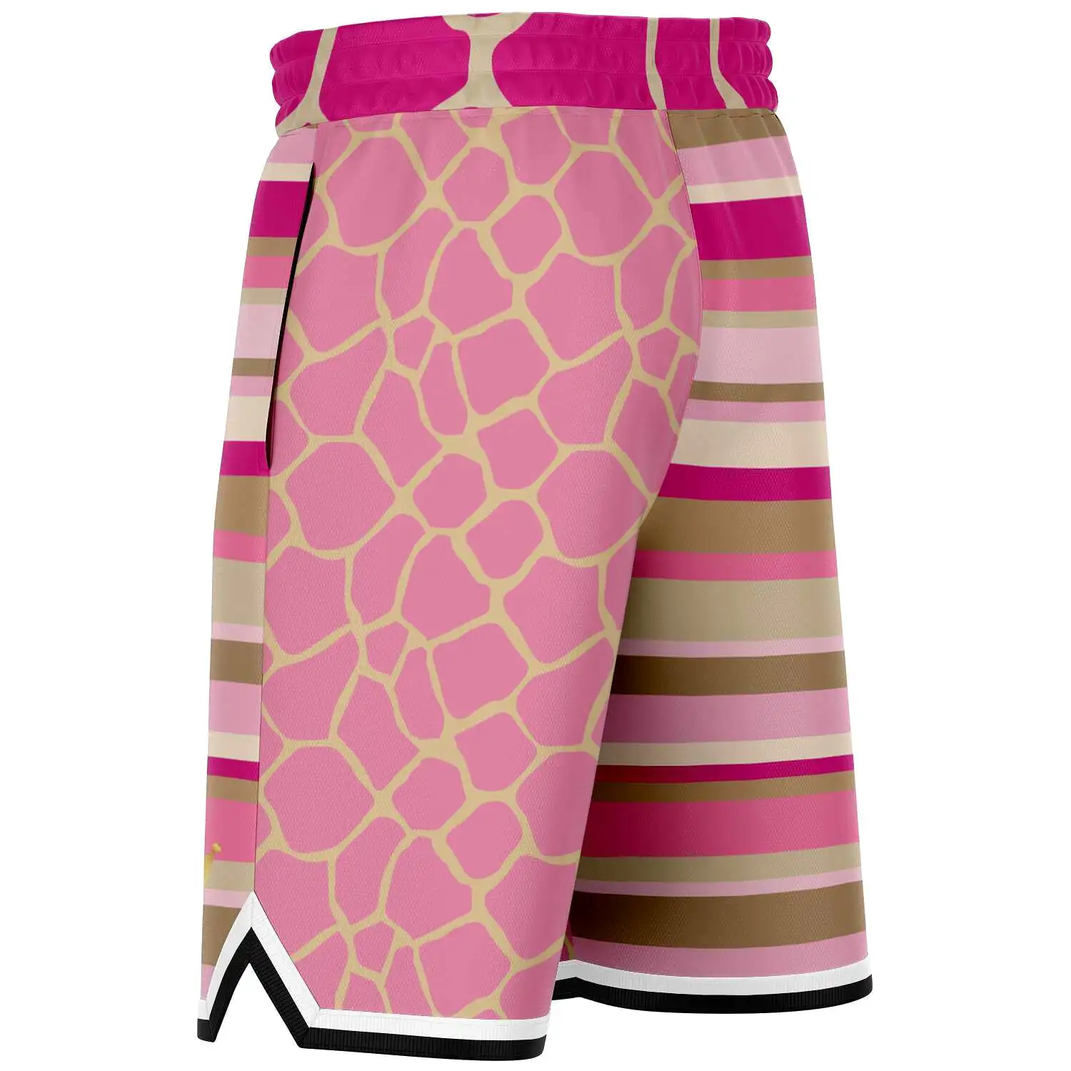 Pink Lemonade Unisex Basketball Shorts