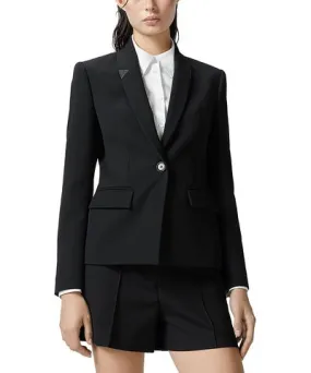 pinko Giappone Contrast Lapel Single Breasted Blazer