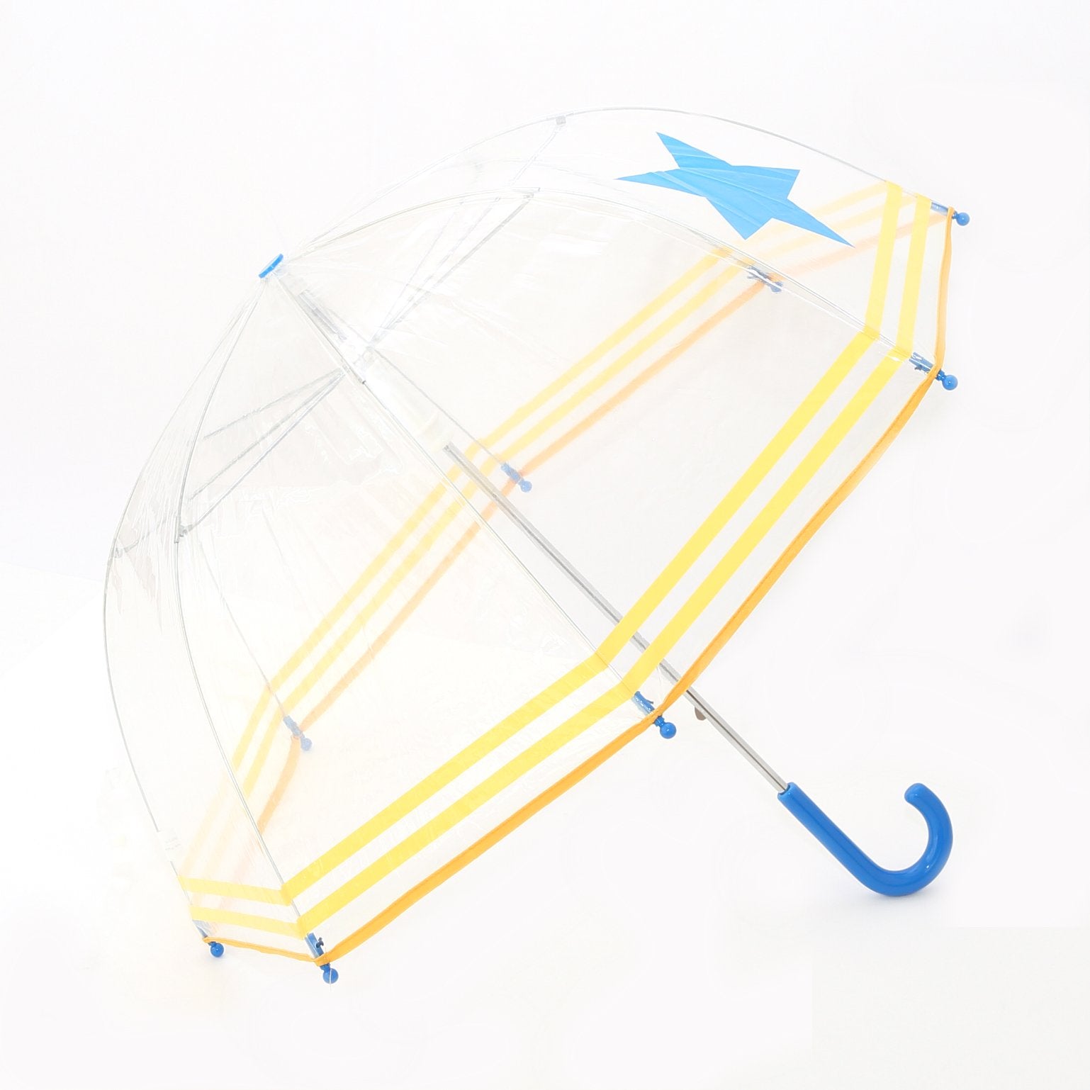 Pluie Pluie Boys Transparent Star and Striped Umbrella