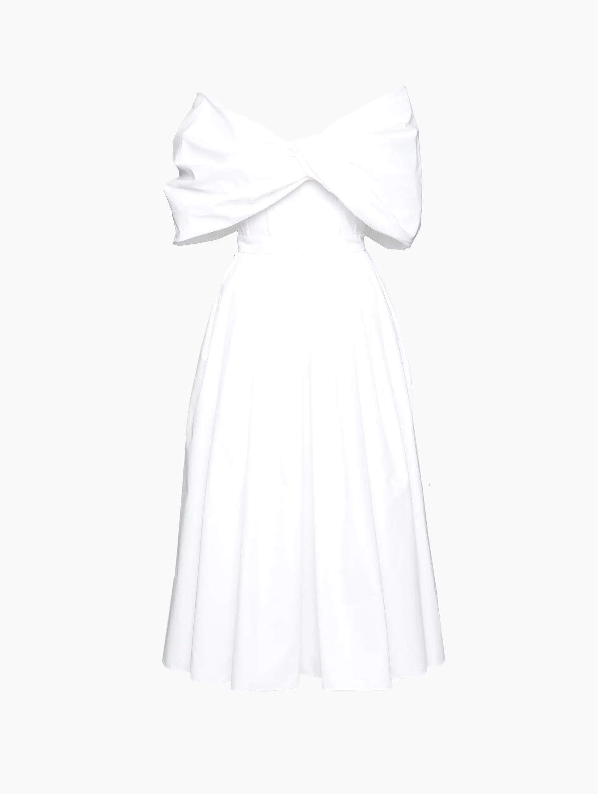 Poplin Midi Dress