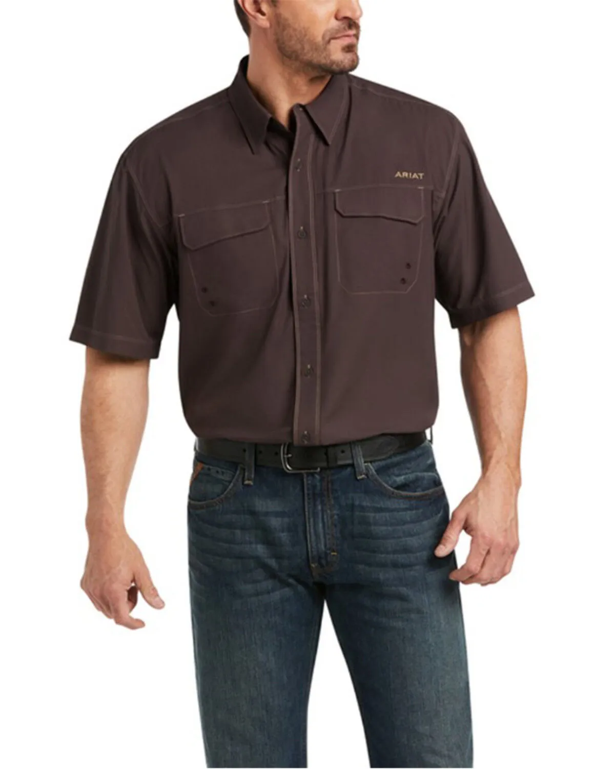 Product Name:  Ariat Men's VentTEK Outbound Short Sleeve Button-Down Shirt