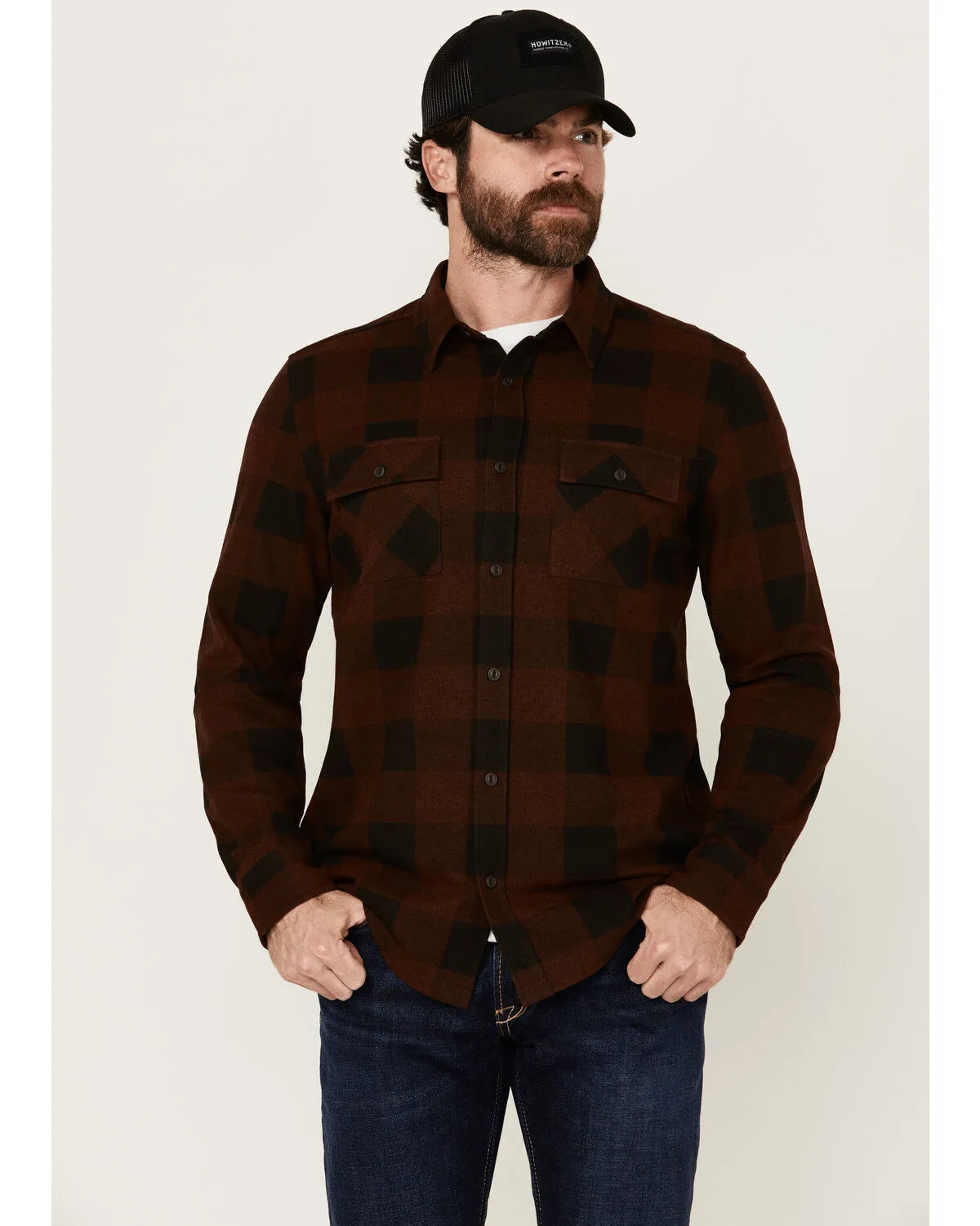 Product Name:  Brothers and Sons Men's Kent Plaid Print Long Sleeve Button-Down Shirt