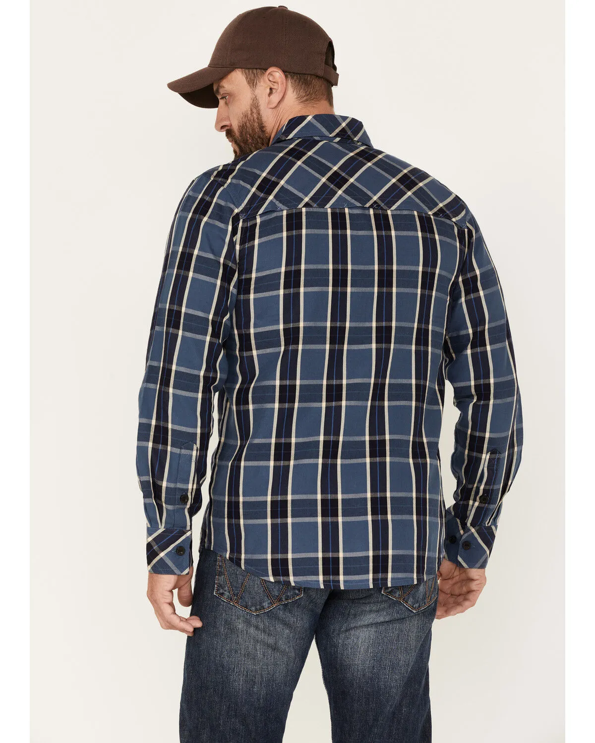 Product Name:  Resistol Men's Canon Large Plaid Long Sleeve Button Down Shirt