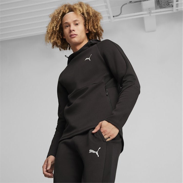 PUMA MEN'S EVOSTRIPE HOOD BLACK