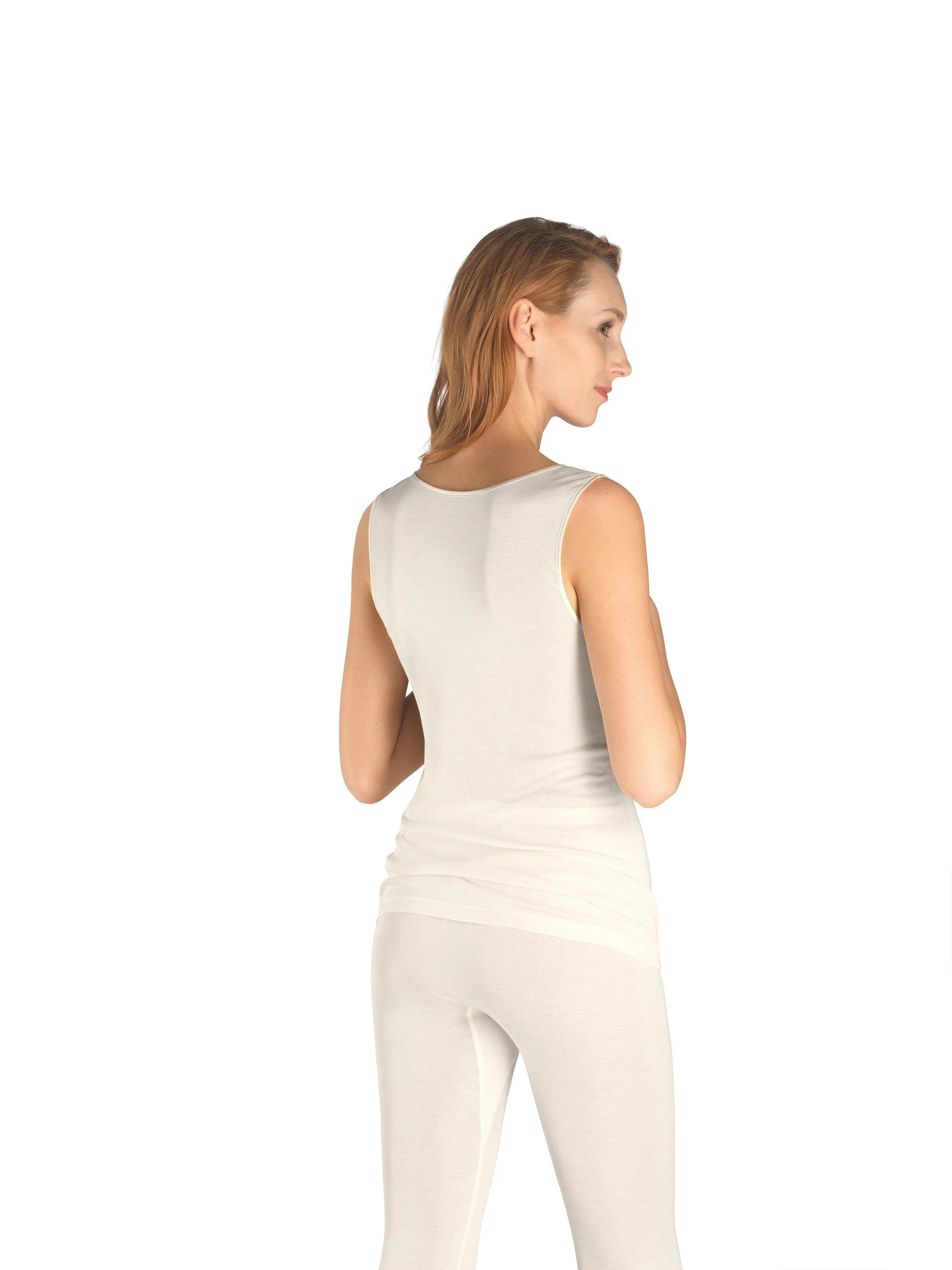 Pure Silk Singlet Style Vest