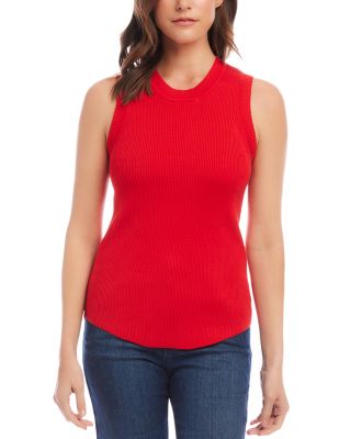 Ribbed Sleeveless Sweater