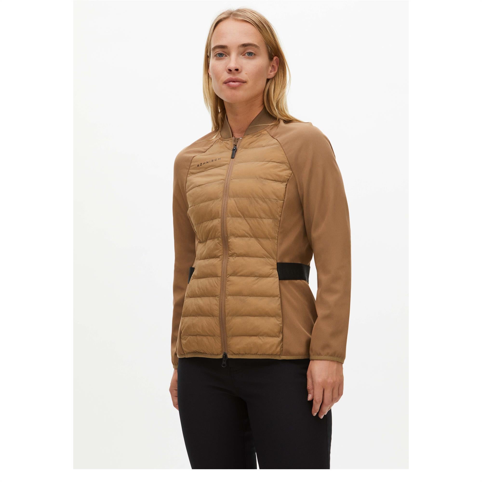 Rohnish Force Ladies Golf Jacket Nougat