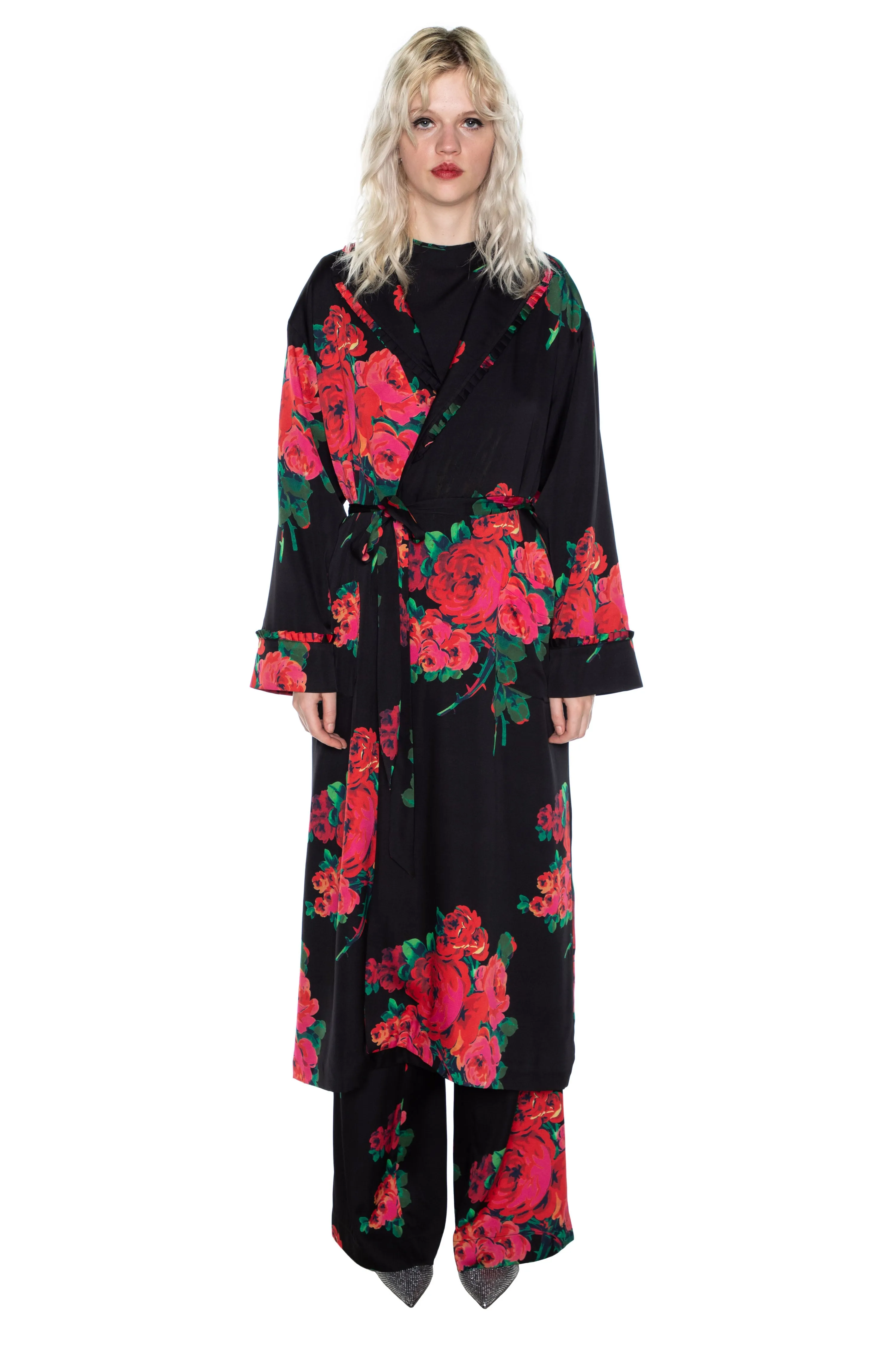 'SEVILLE ROSE ROBE COAT